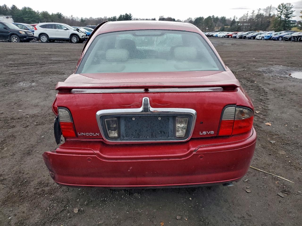 2003 Lincoln Ls Red vin: 1LNHM87A03Y701790