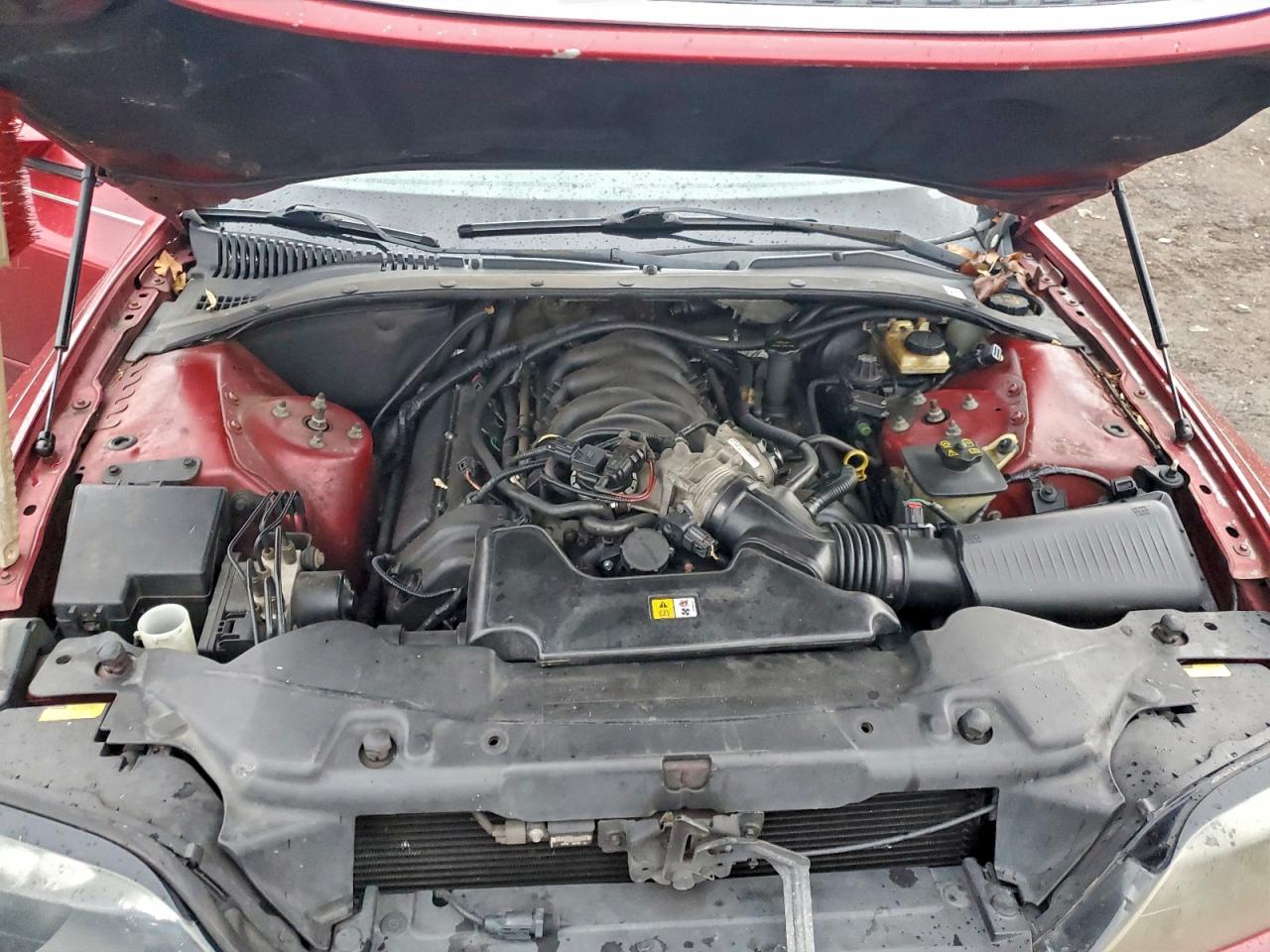 2003 Lincoln Ls Red vin: 1LNHM87A03Y701790