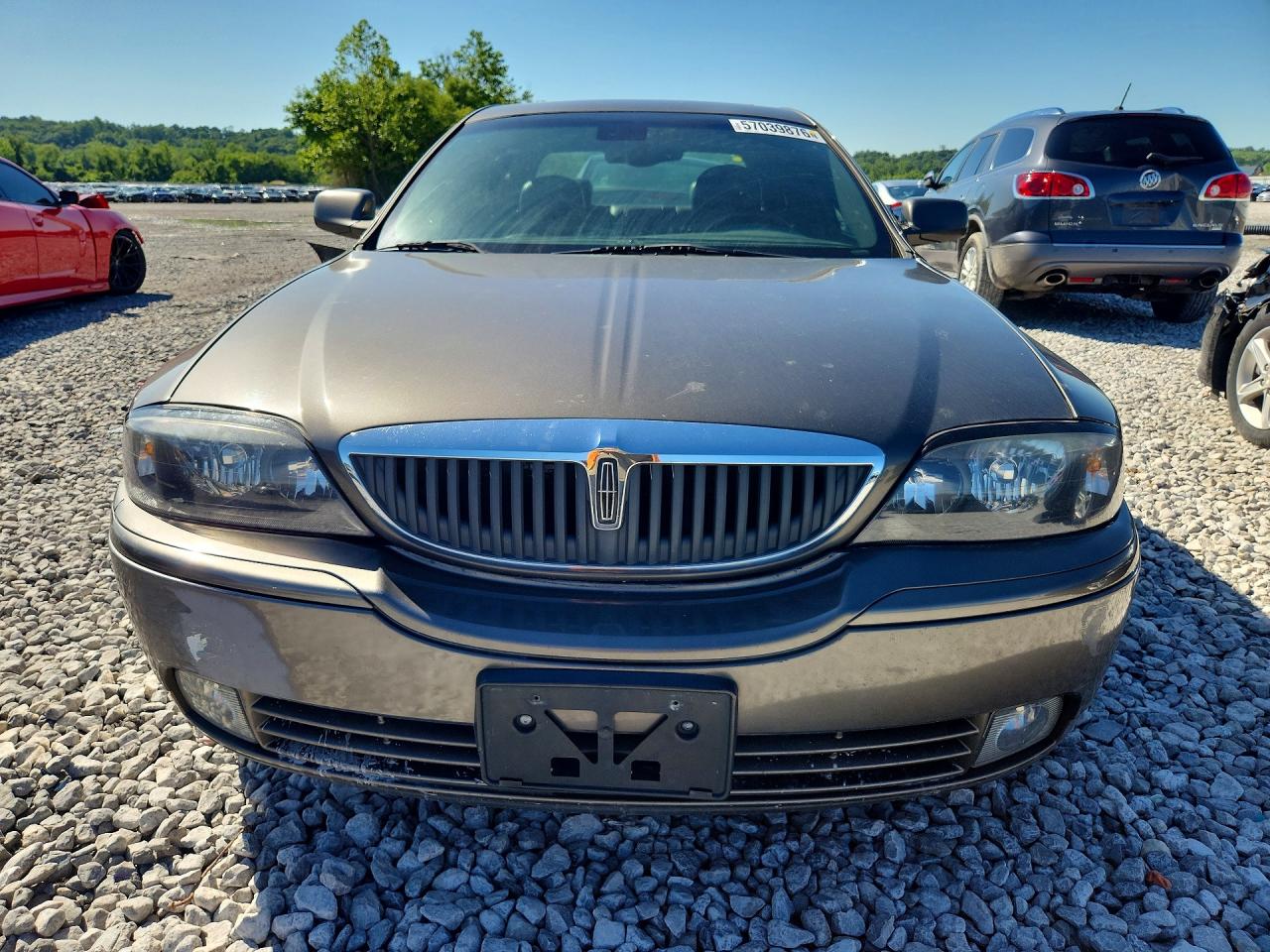 2003 Lincoln Ls Gray vin: 1LNHM87A13Y702740