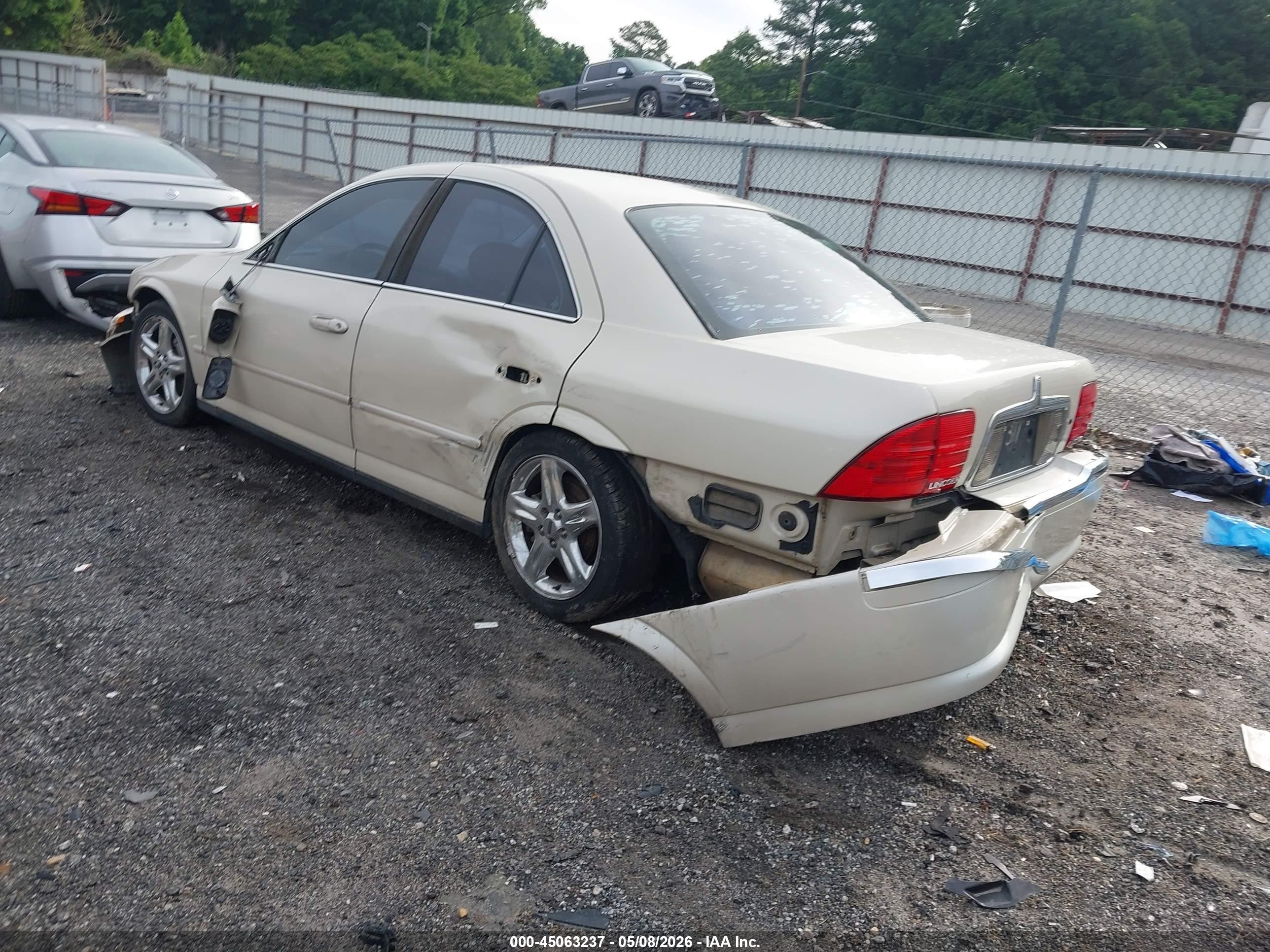 2002 Lincoln Ls V8 Auto Tan vin: 1LNHM87A22Y713311