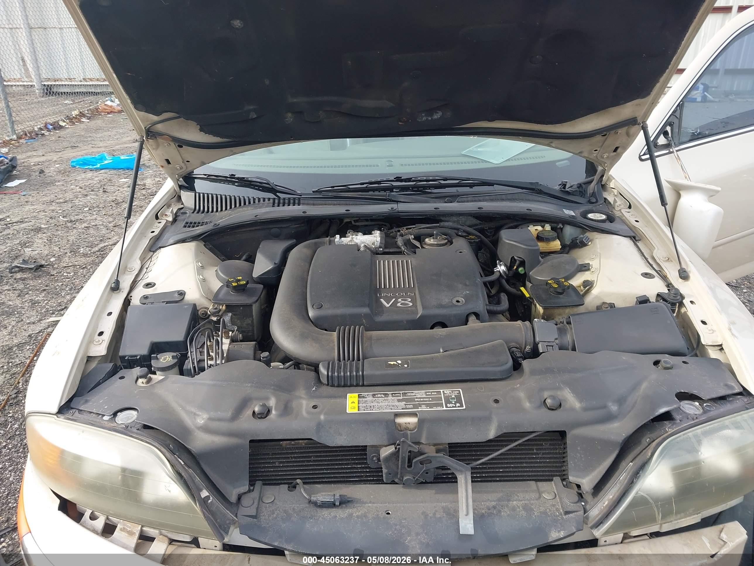 2002 Lincoln Ls V8 Auto Tan vin: 1LNHM87A22Y713311
