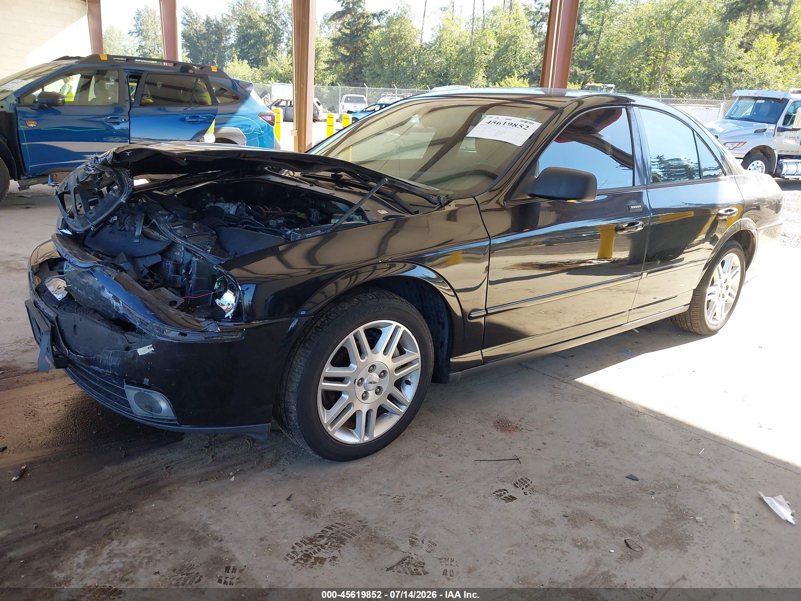 2003 Lincoln Ls V8 Black vin: 1LNHM87A23Y664919