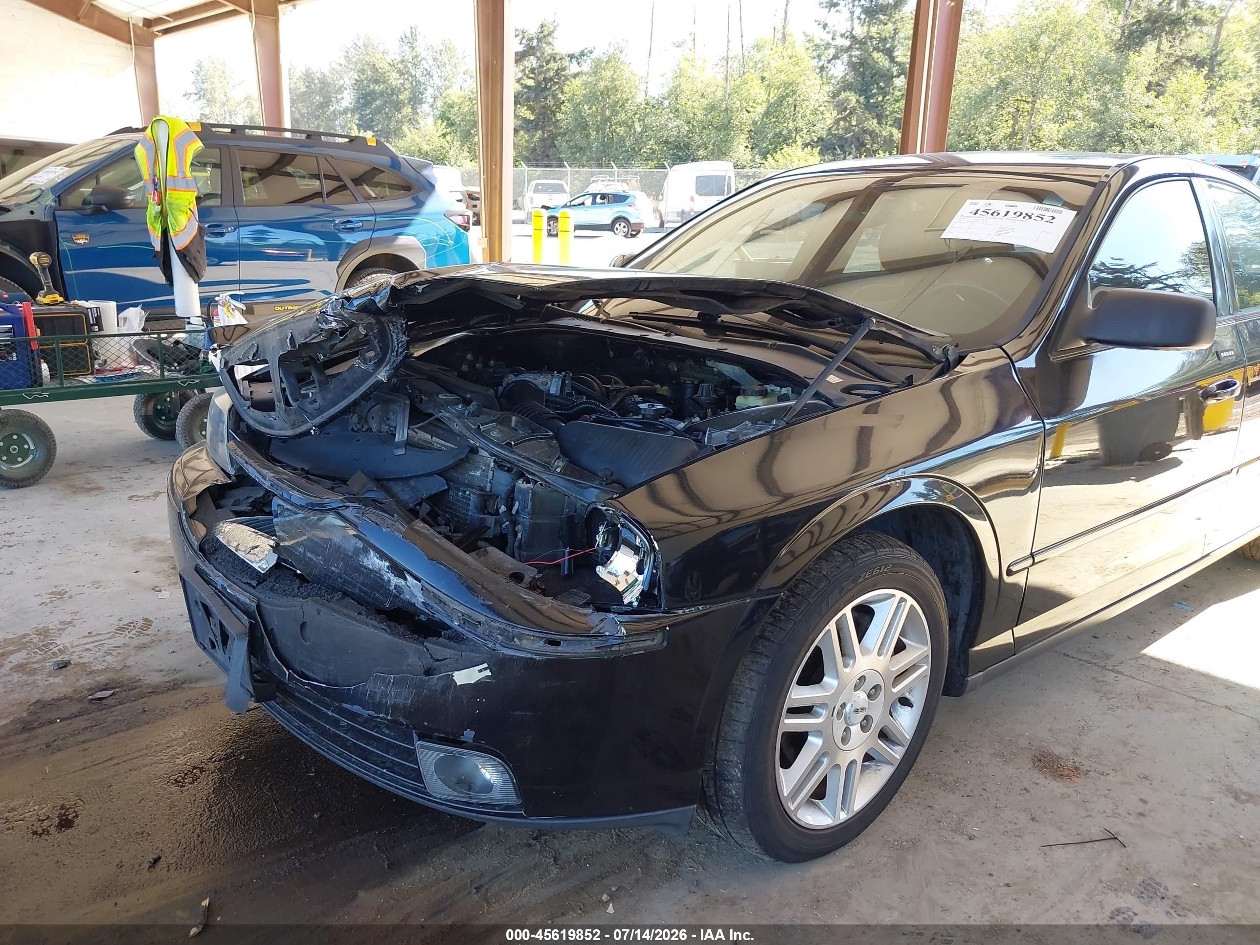 2003 Lincoln Ls V8 Black vin: 1LNHM87A23Y664919