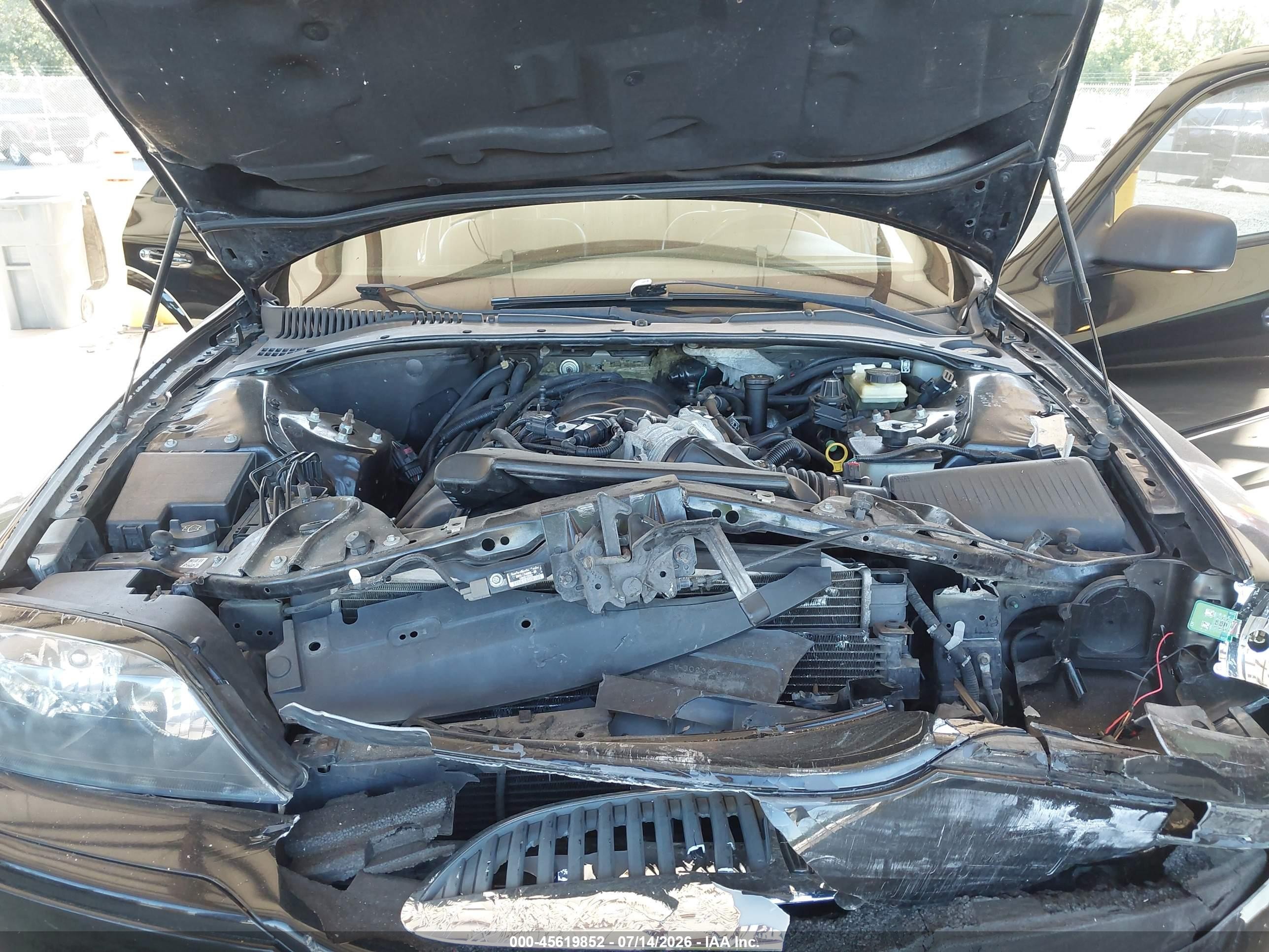 2003 Lincoln Ls V8 Black vin: 1LNHM87A23Y664919