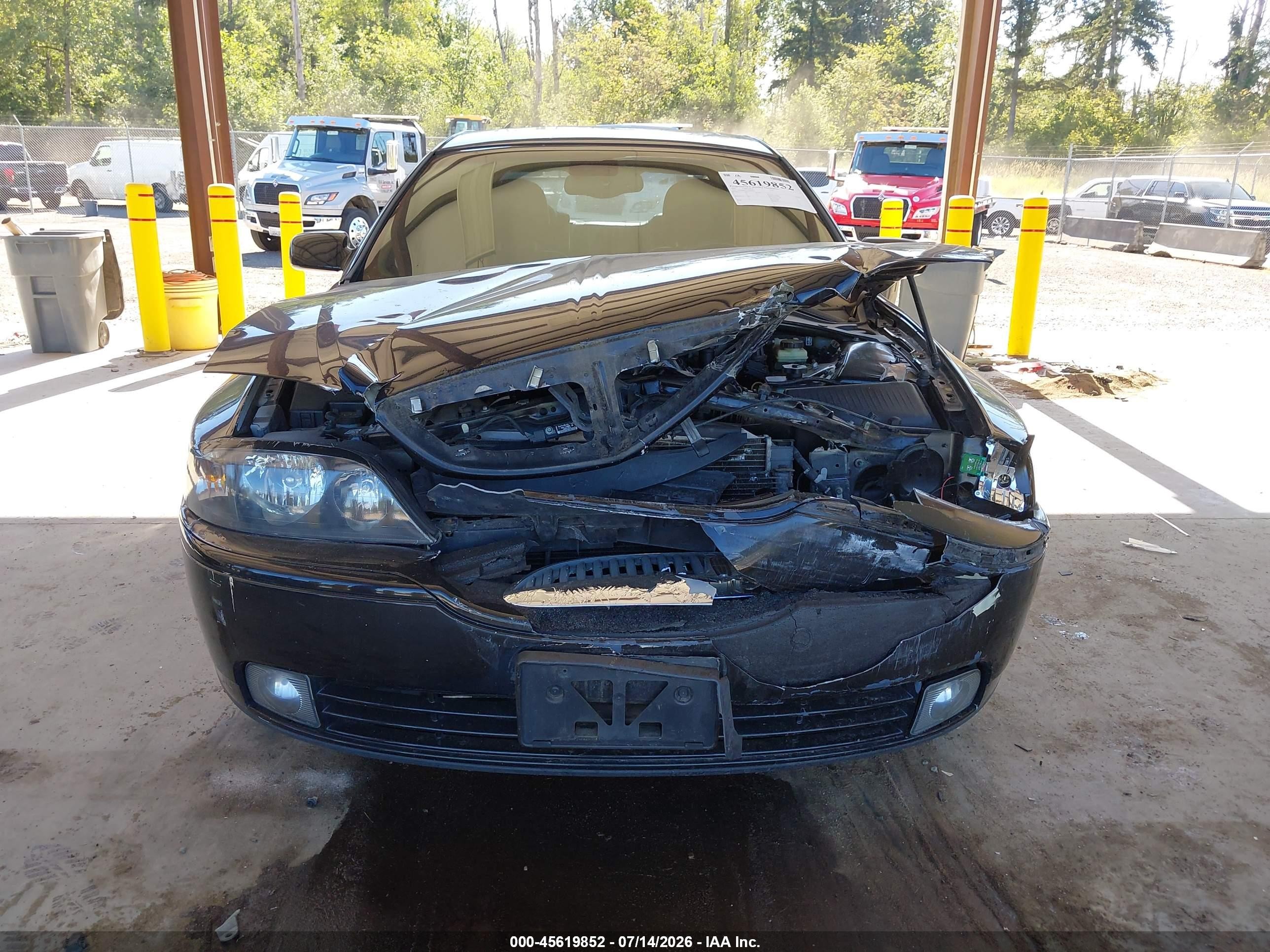 2003 Lincoln Ls V8 Black vin: 1LNHM87A23Y664919