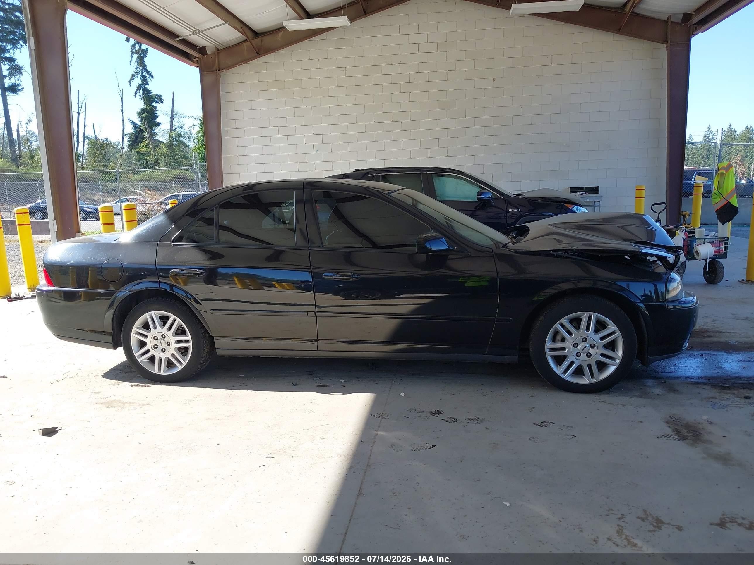 2003 Lincoln Ls V8 Black vin: 1LNHM87A23Y664919