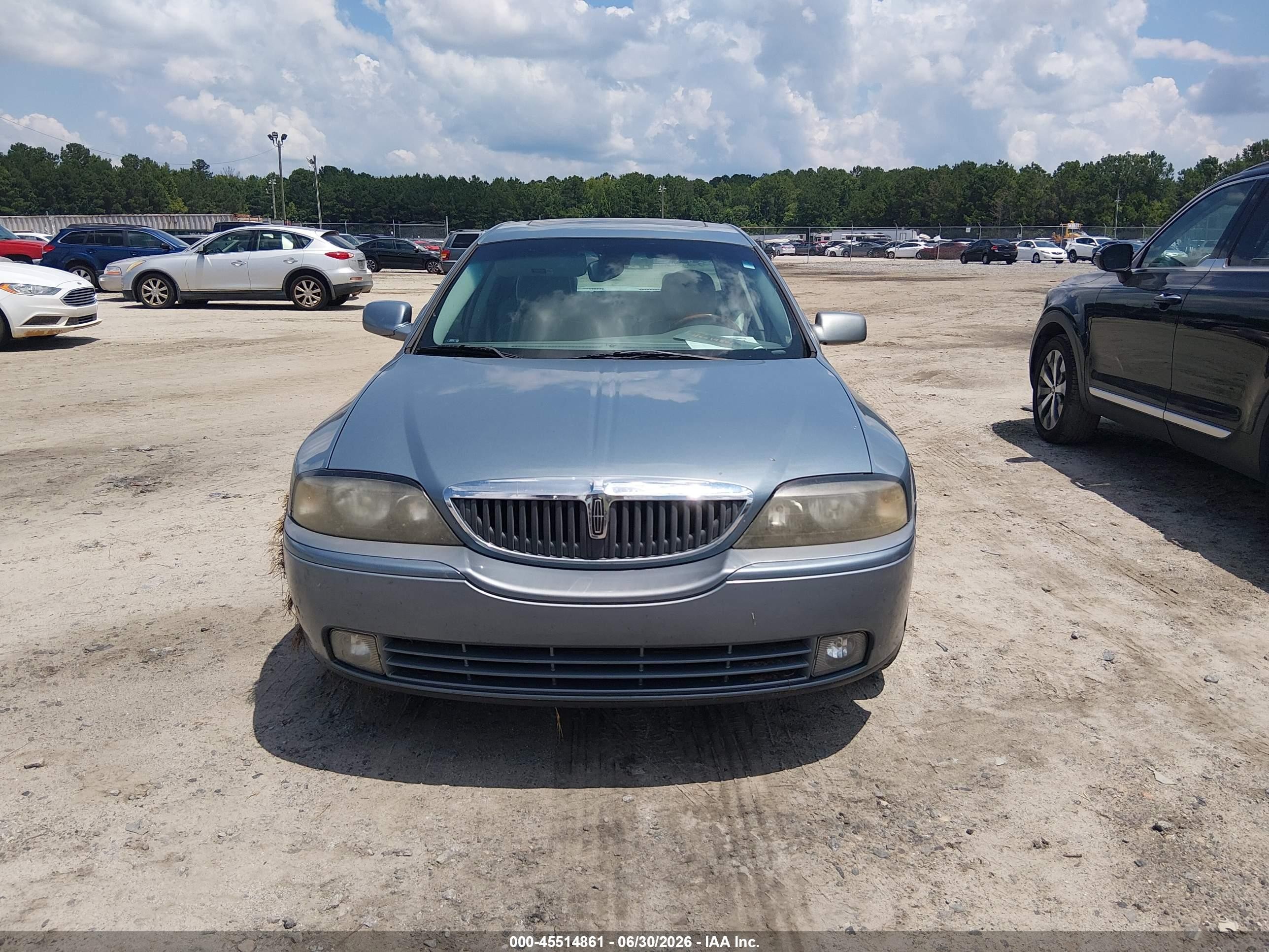 2004 Lincoln Ls V8 Blue vin: 1LNHM87A24Y675582