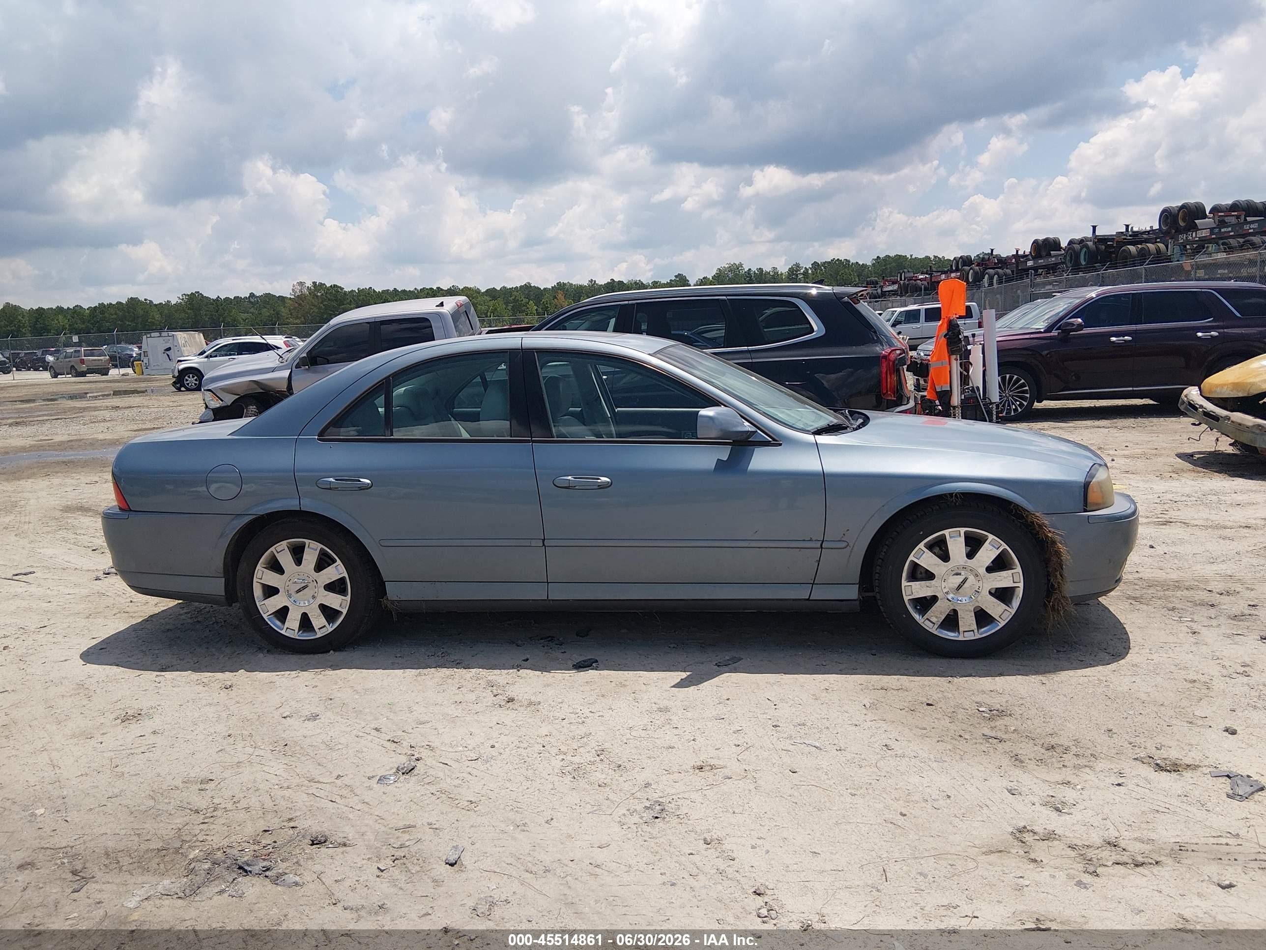 2004 Lincoln Ls V8 Blue vin: 1LNHM87A24Y675582