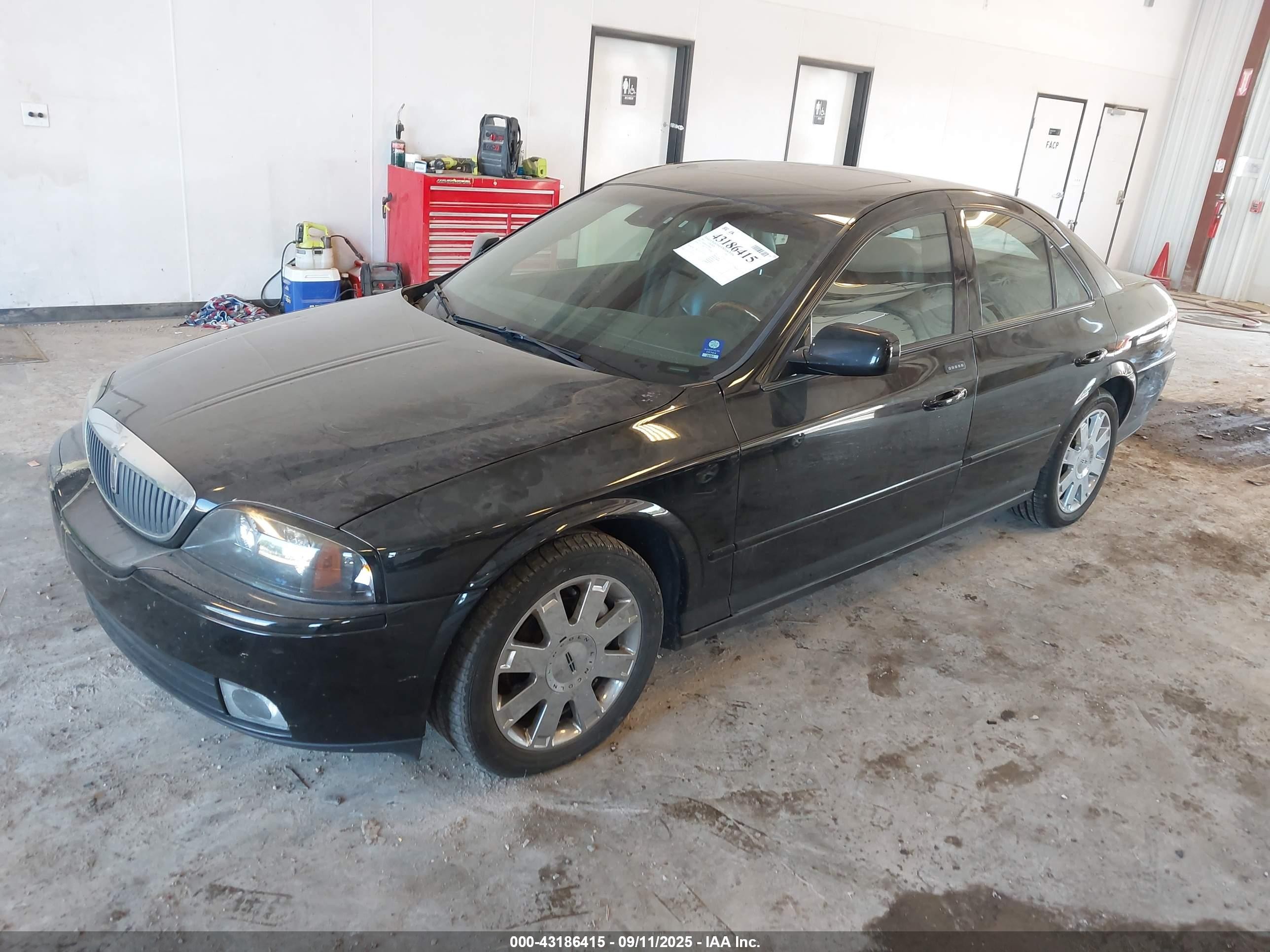 2003 Lincoln Ls V8 Black vin: 1LNHM87A33Y680417