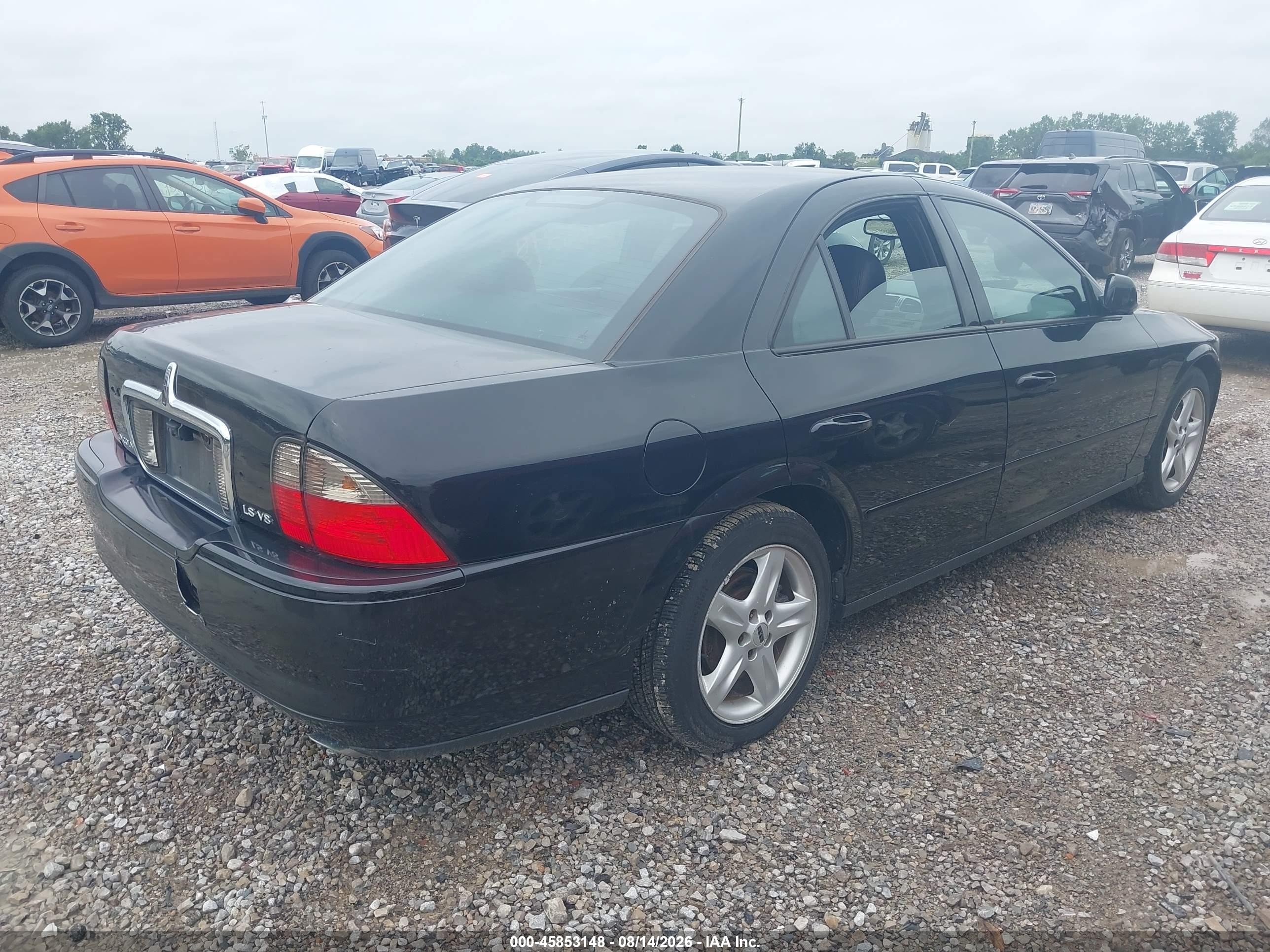 2004 Lincoln Ls V8 Black vin: 1LNHM87A34Y602611