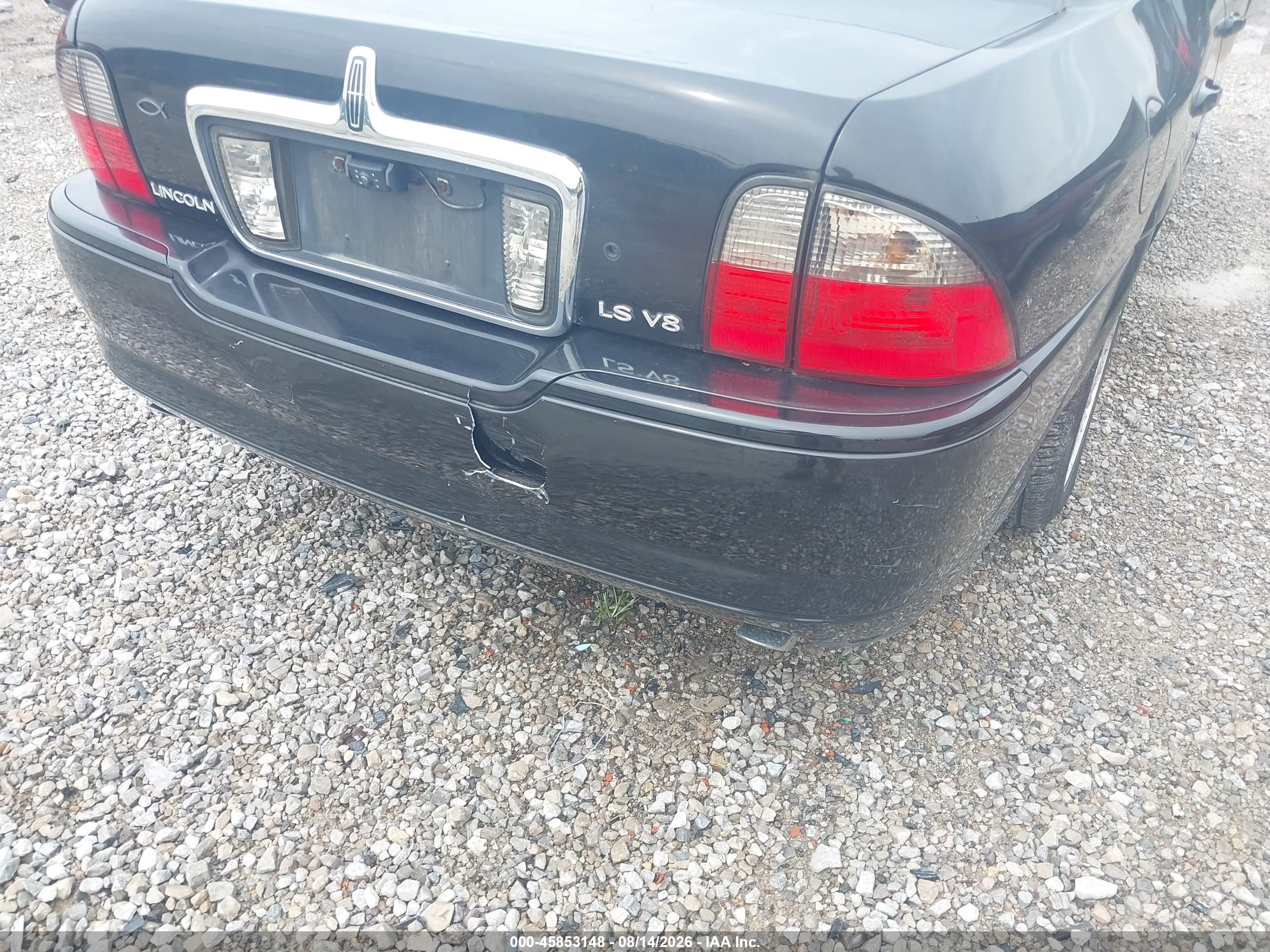 2004 Lincoln Ls V8 Black vin: 1LNHM87A34Y602611