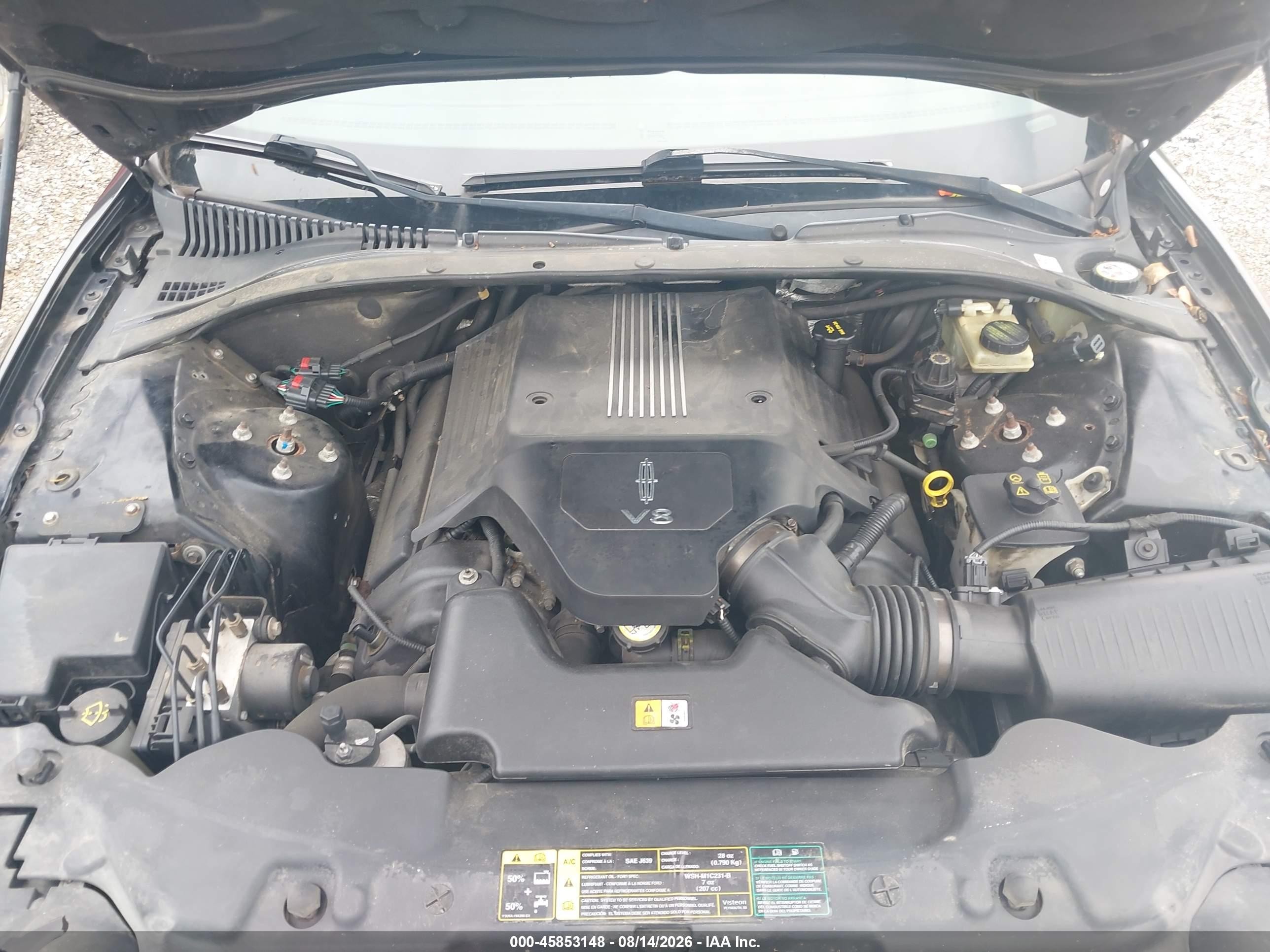 2004 Lincoln Ls V8 Black vin: 1LNHM87A34Y602611