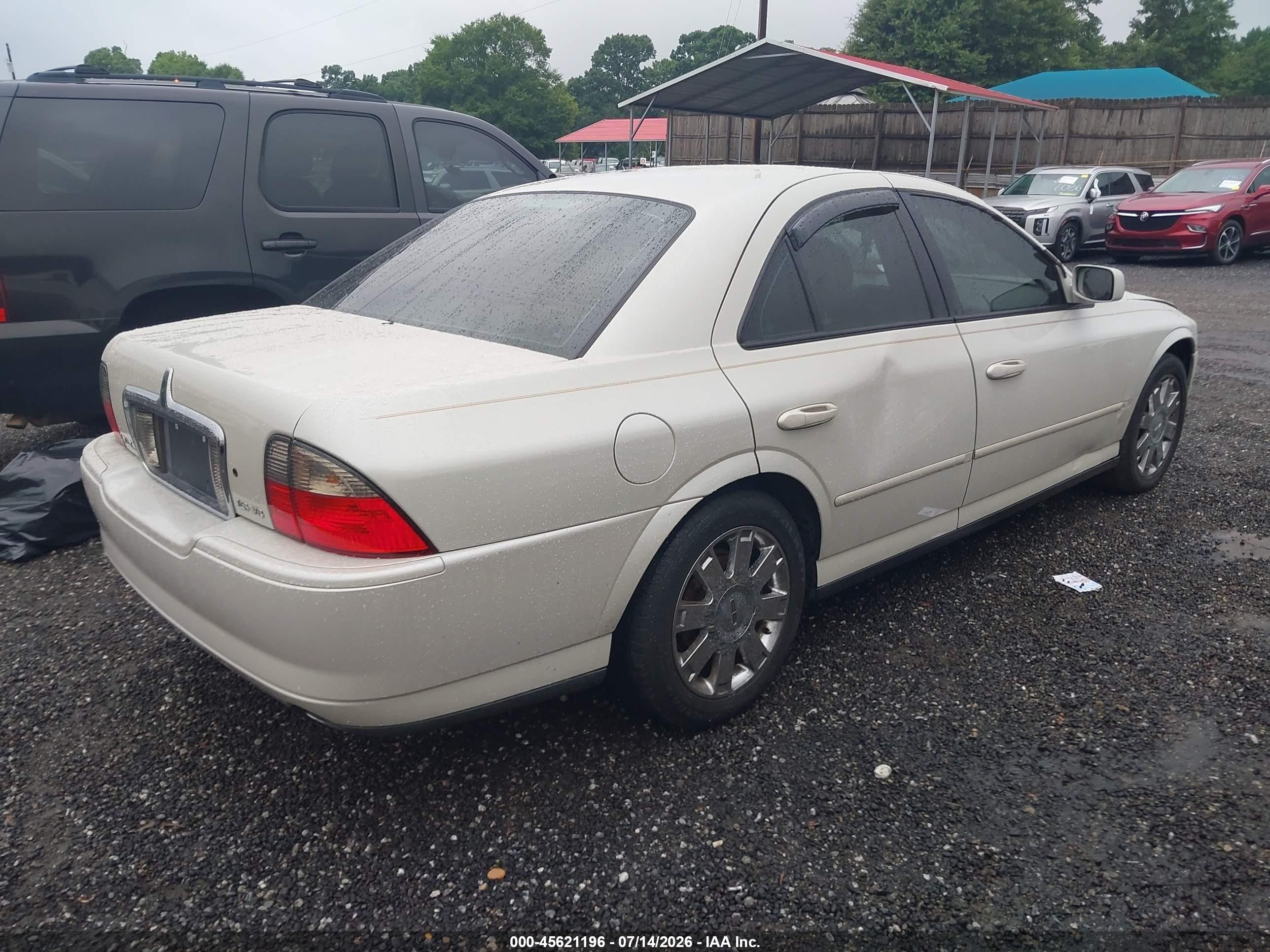 2005 Lincoln Ls V8 White vin: 1LNHM87A35Y604974