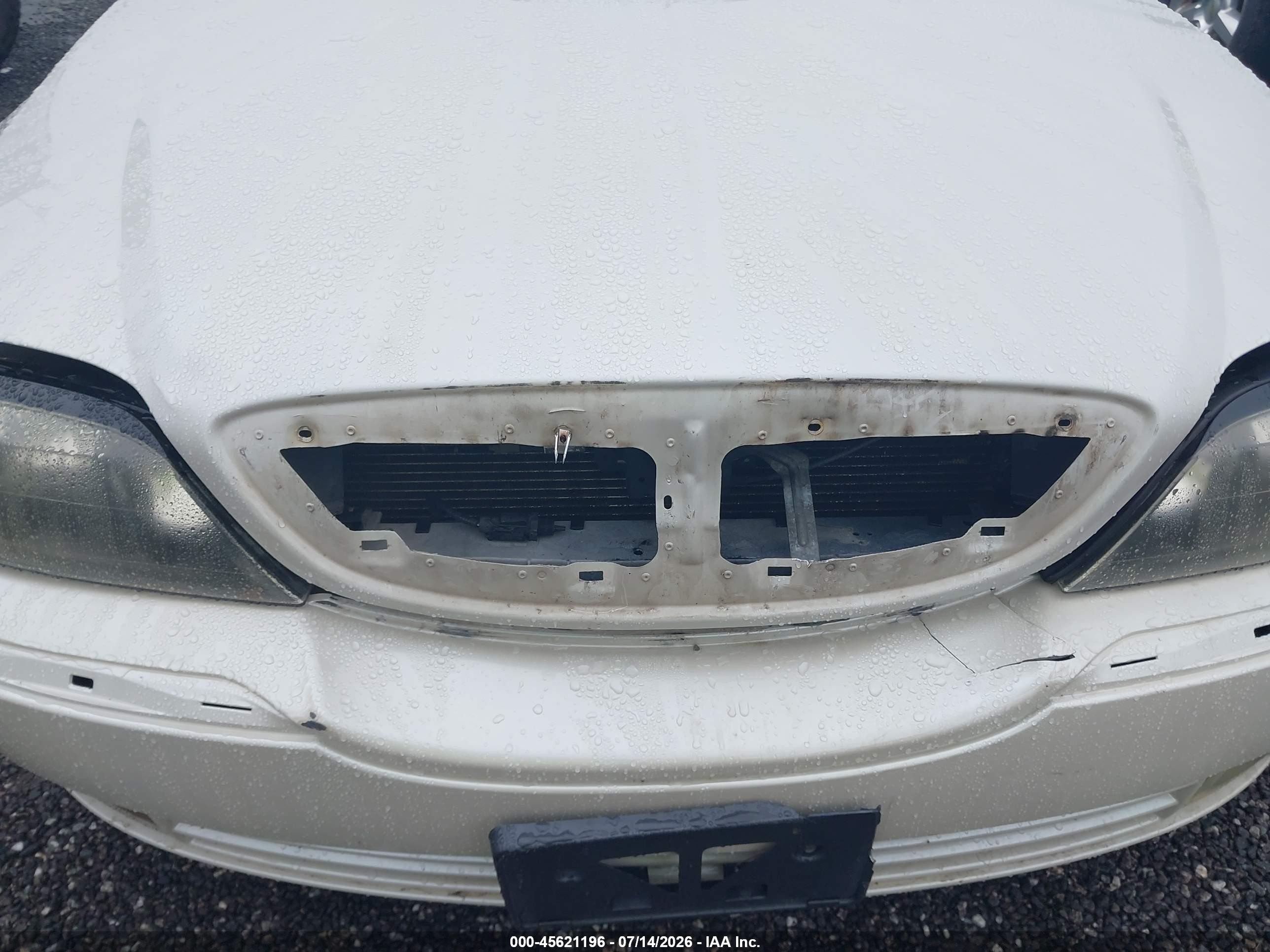 2005 Lincoln Ls V8 White vin: 1LNHM87A35Y604974