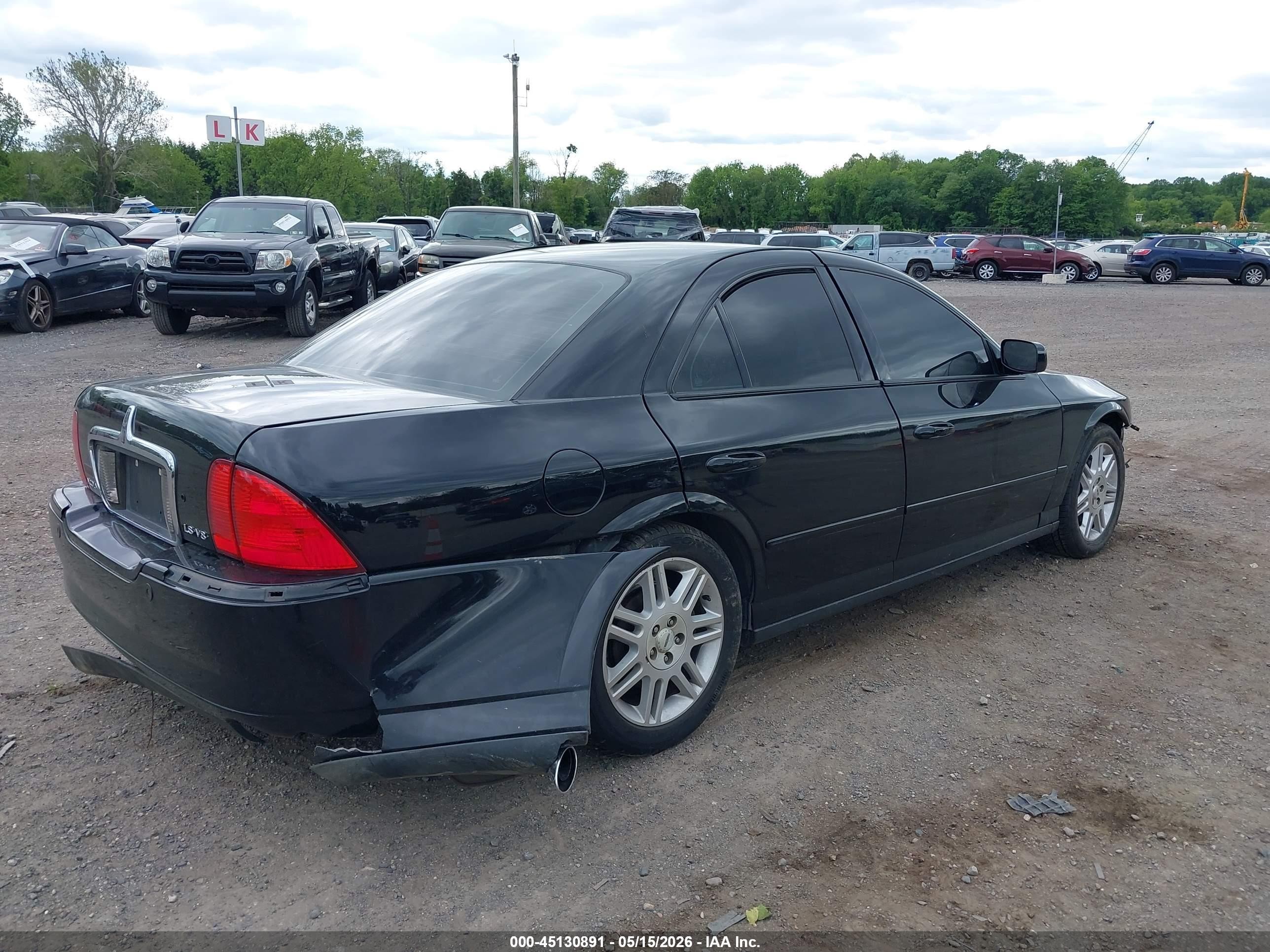 2005 Lincoln Ls V8 Black vin: 1LNHM87A35Y659327