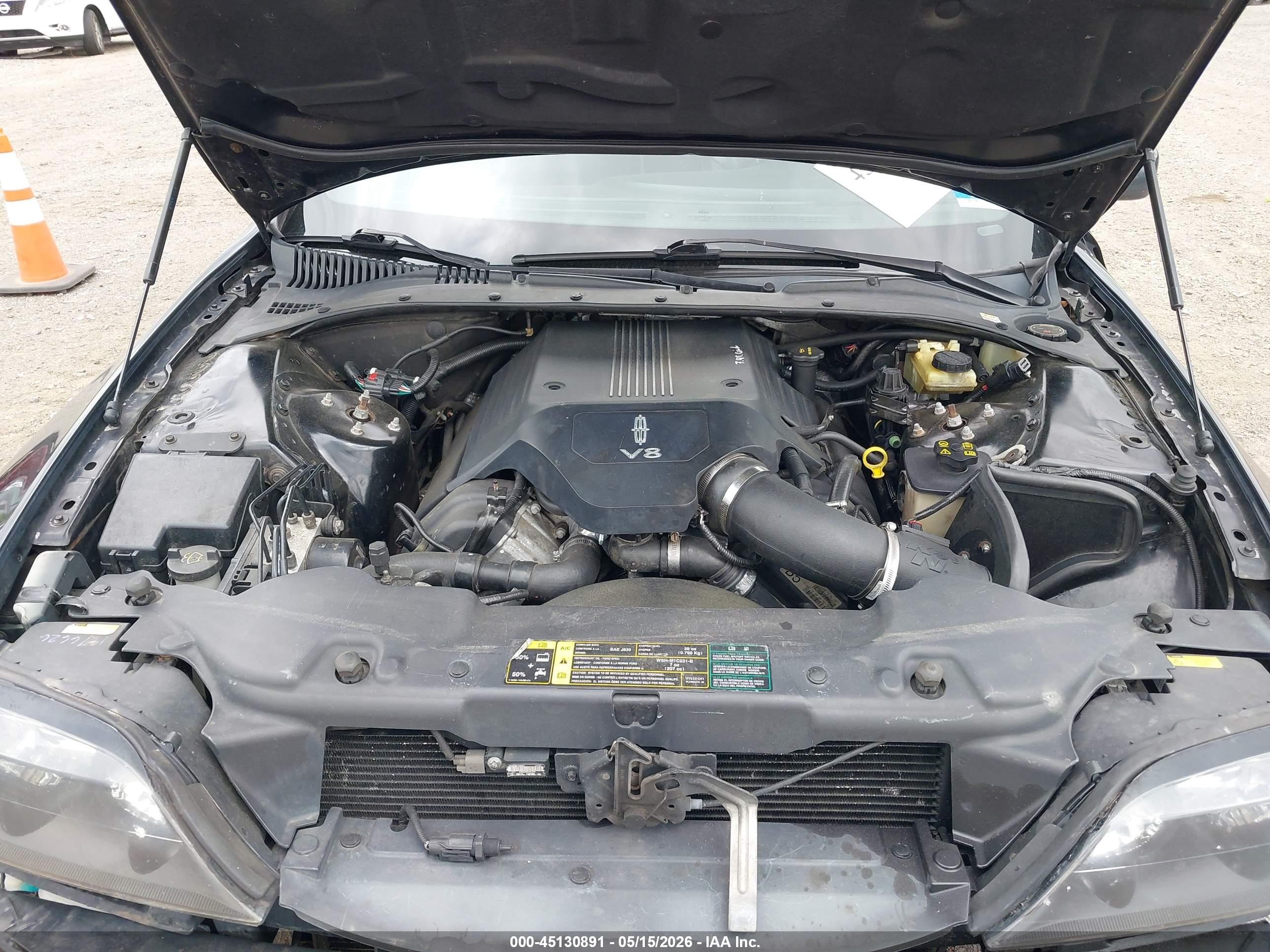 2005 Lincoln Ls V8 Black vin: 1LNHM87A35Y659327