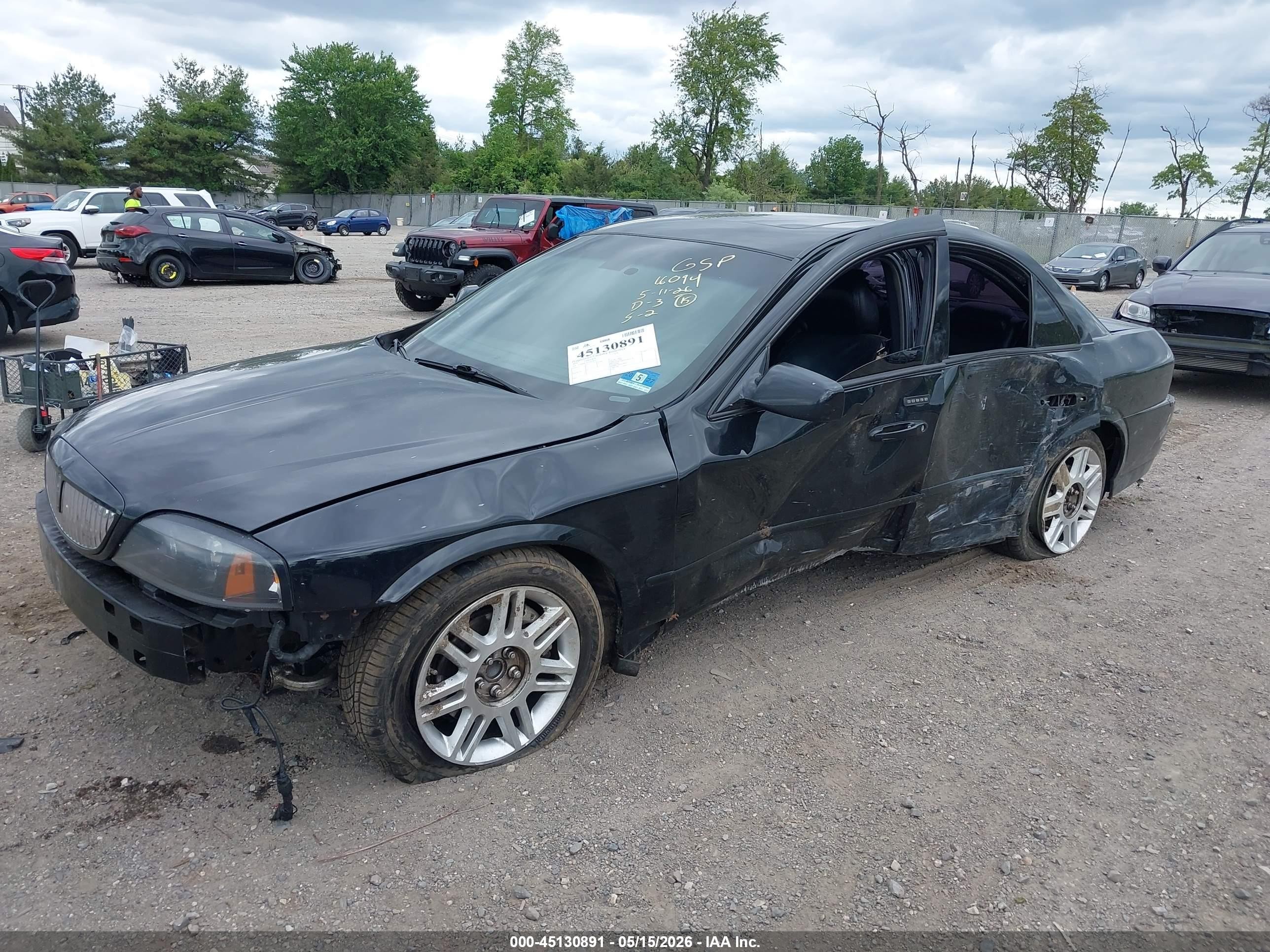 2005 Lincoln Ls V8 Black vin: 1LNHM87A35Y659327