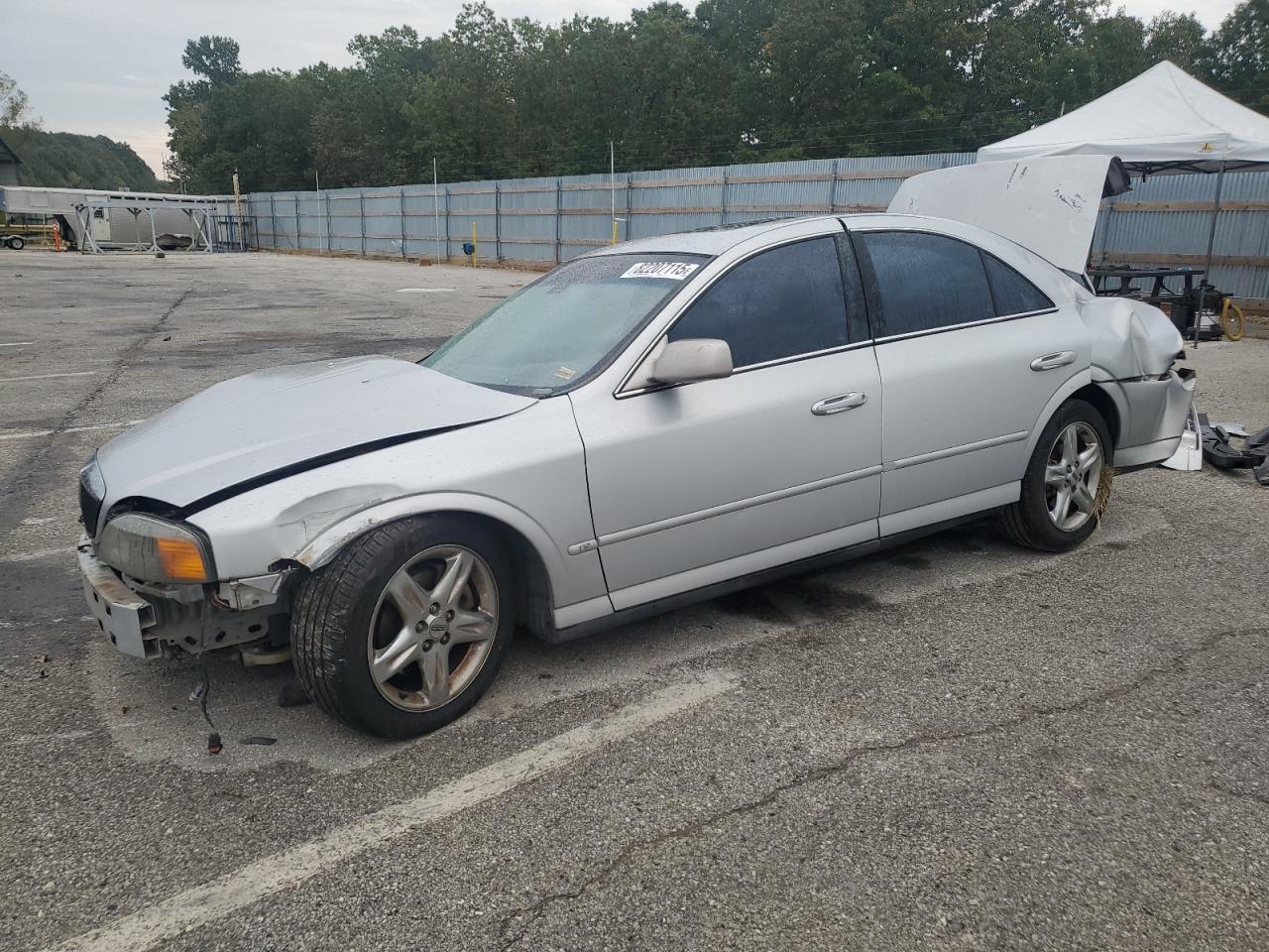 2001 Lincoln Ls Silver vin: 1LNHM87A41Y693383