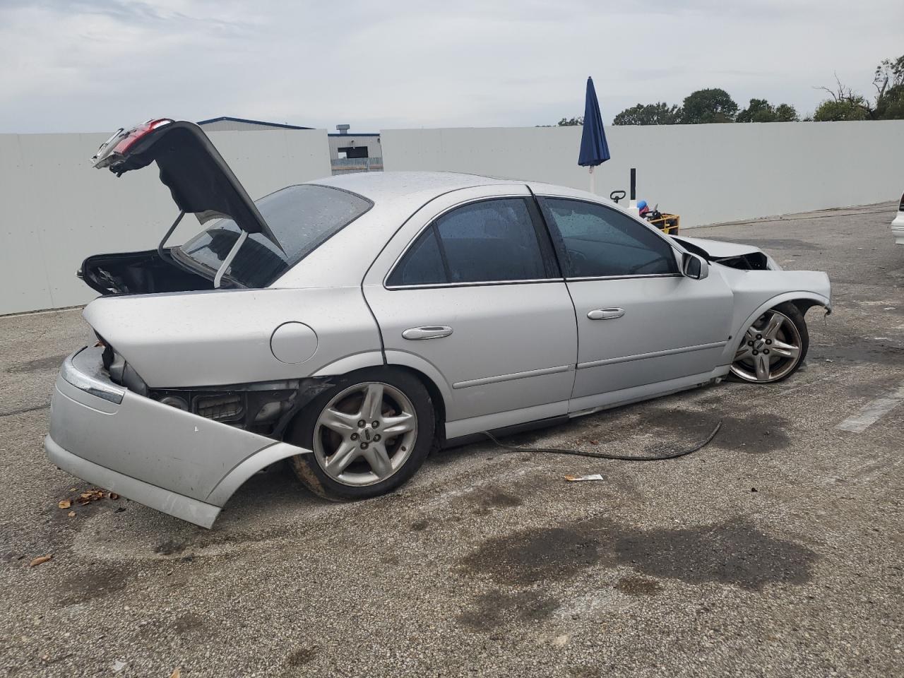 2001 Lincoln Ls Silver vin: 1LNHM87A41Y693383
