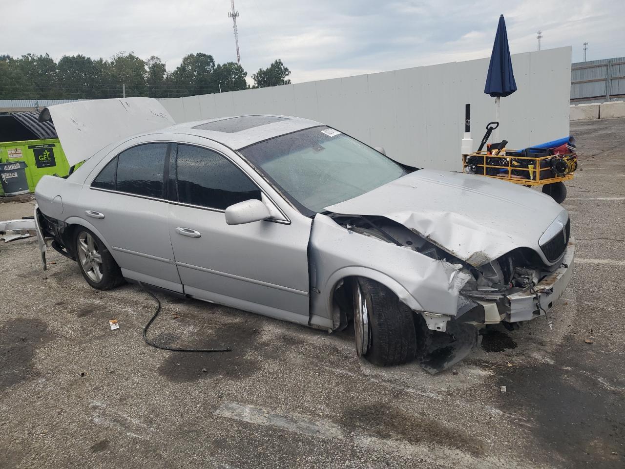 2001 Lincoln Ls Silver vin: 1LNHM87A41Y693383