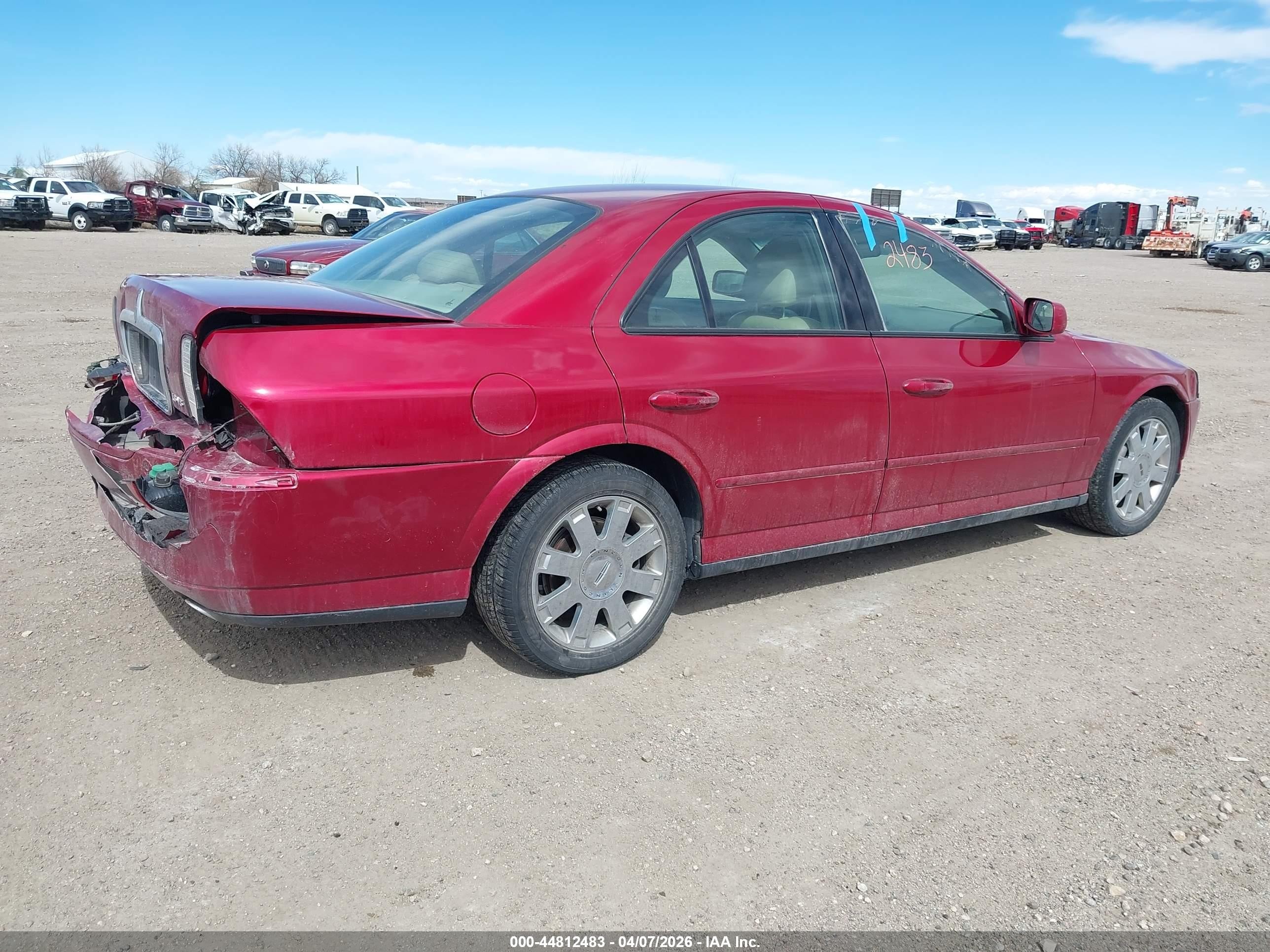 2005 Lincoln Ls V8 Maroon vin: 1LNHM87A45Y651916