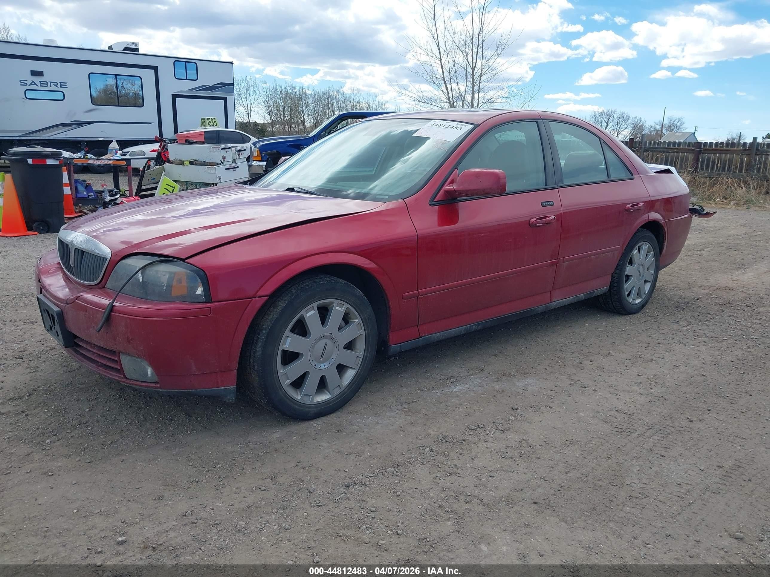 2005 Lincoln Ls V8 Maroon vin: 1LNHM87A45Y651916