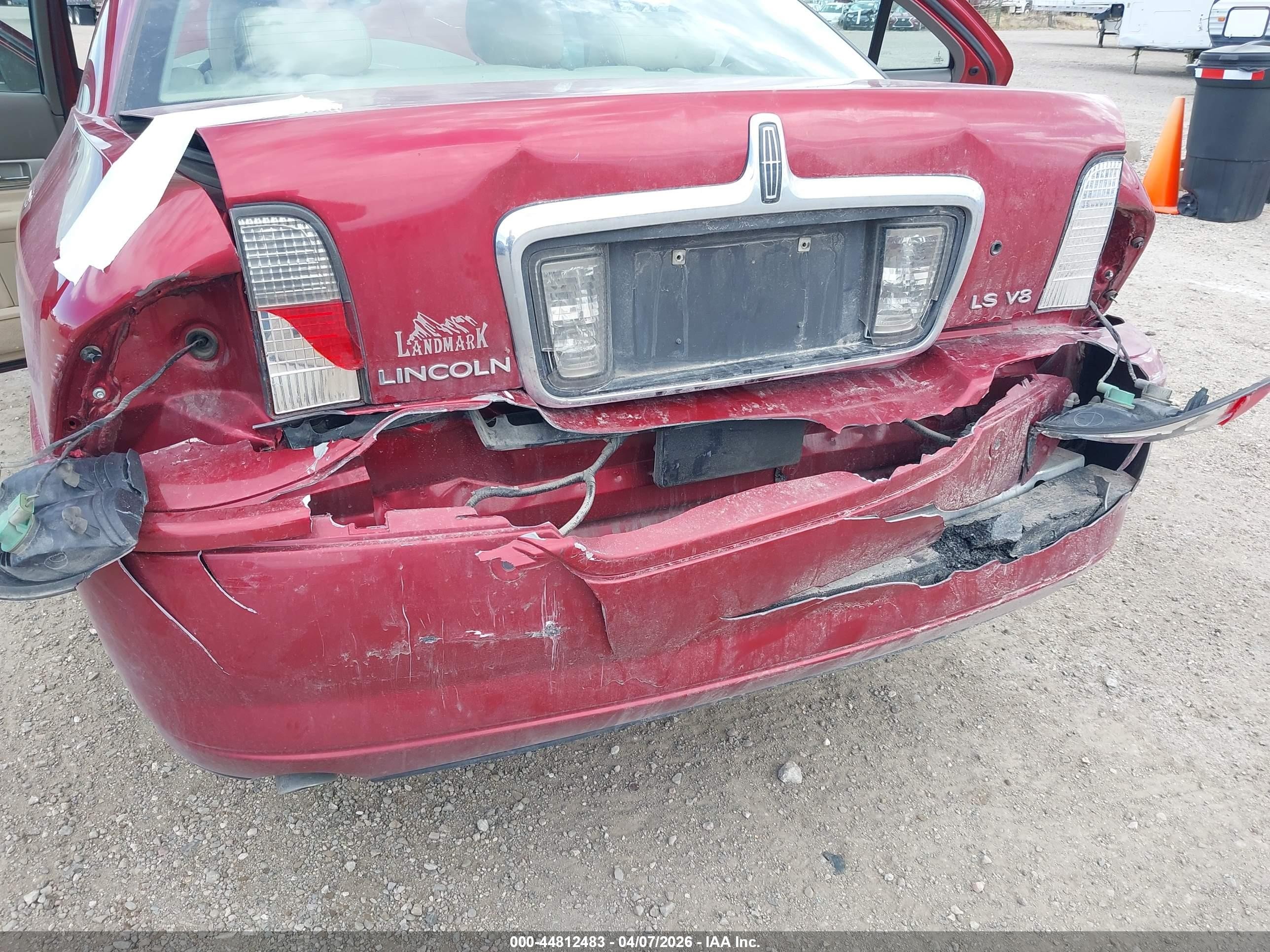 2005 Lincoln Ls V8 Maroon vin: 1LNHM87A45Y651916