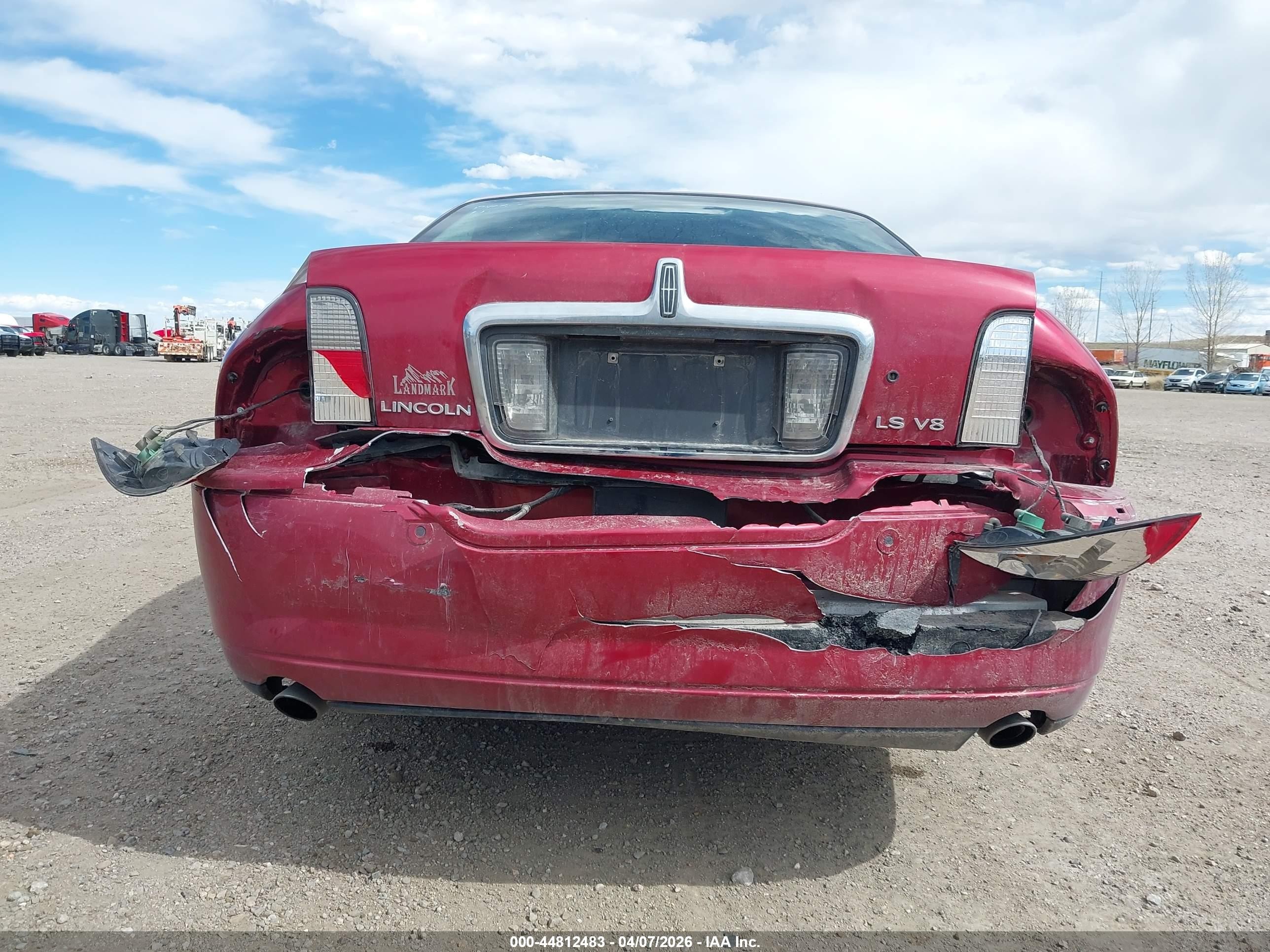2005 Lincoln Ls V8 Maroon vin: 1LNHM87A45Y651916