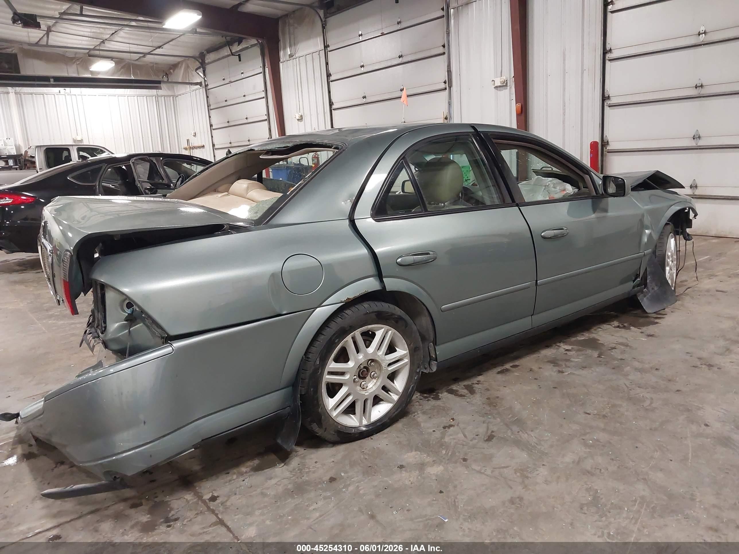 2005 Lincoln Ls V8 Blue vin: 1LNHM87A45Y669235