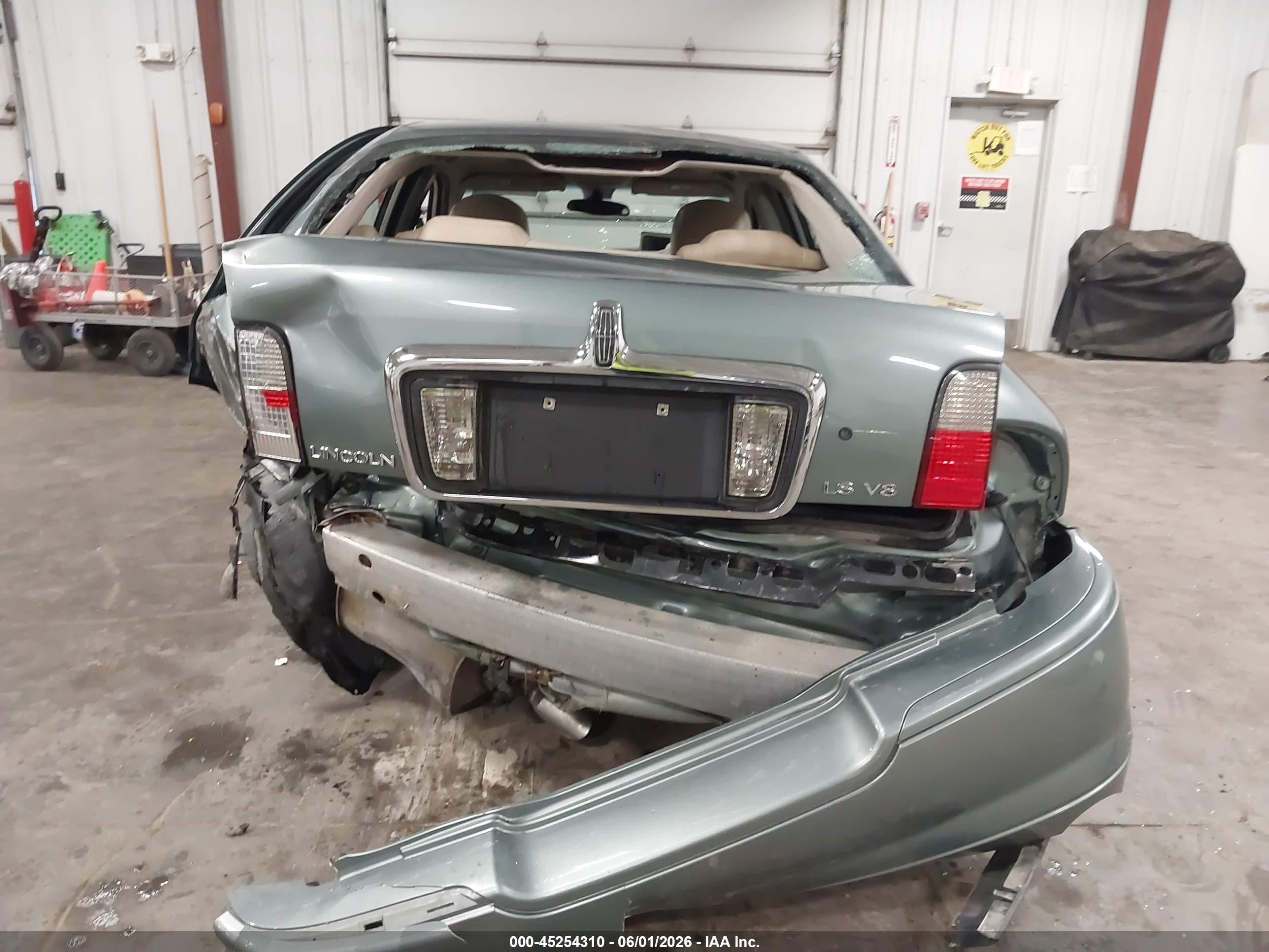 2005 Lincoln Ls V8 Blue vin: 1LNHM87A45Y669235