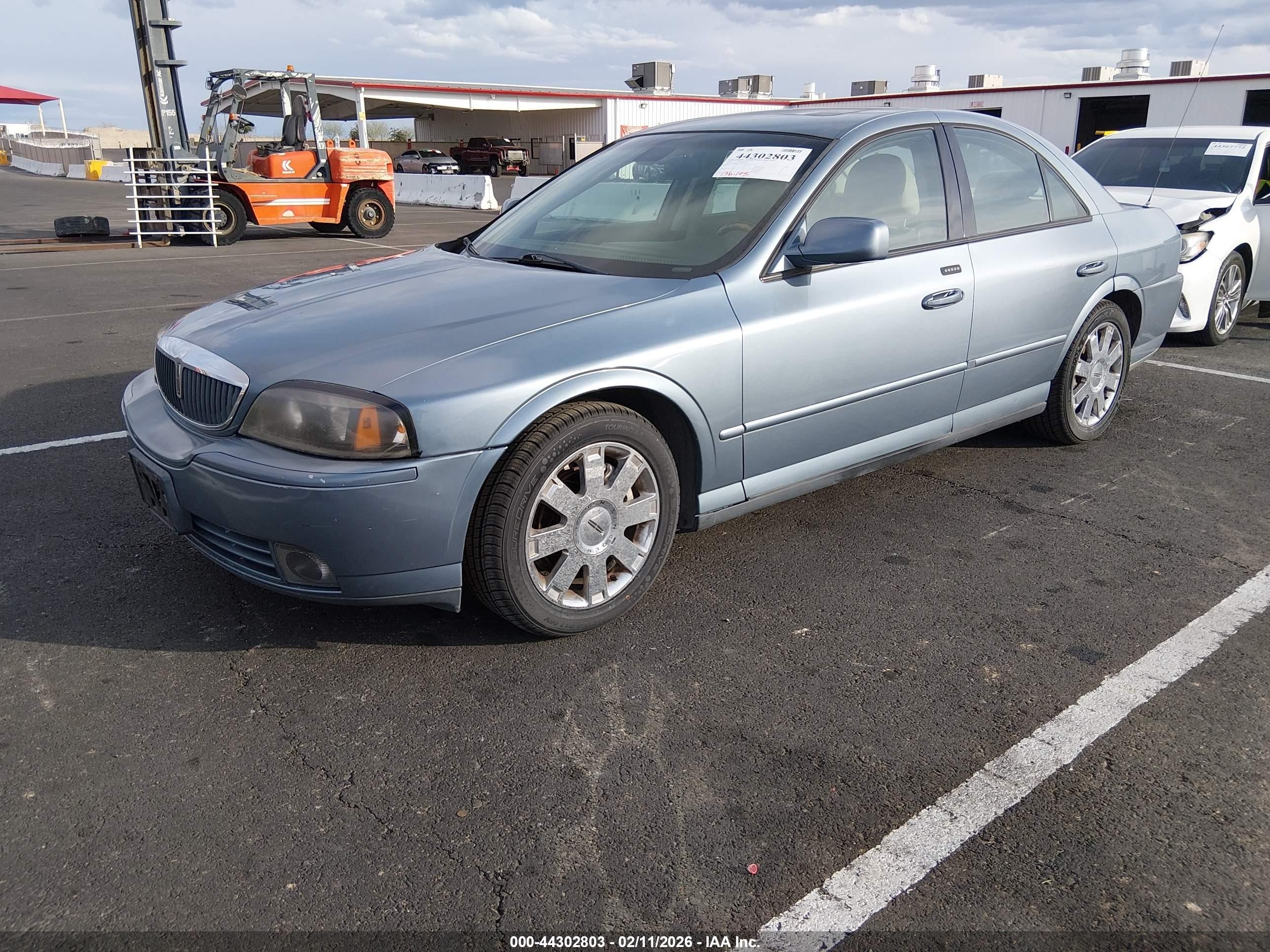 2003 Lincoln Ls V8 Light Blue vin: 1LNHM87A53Y657544