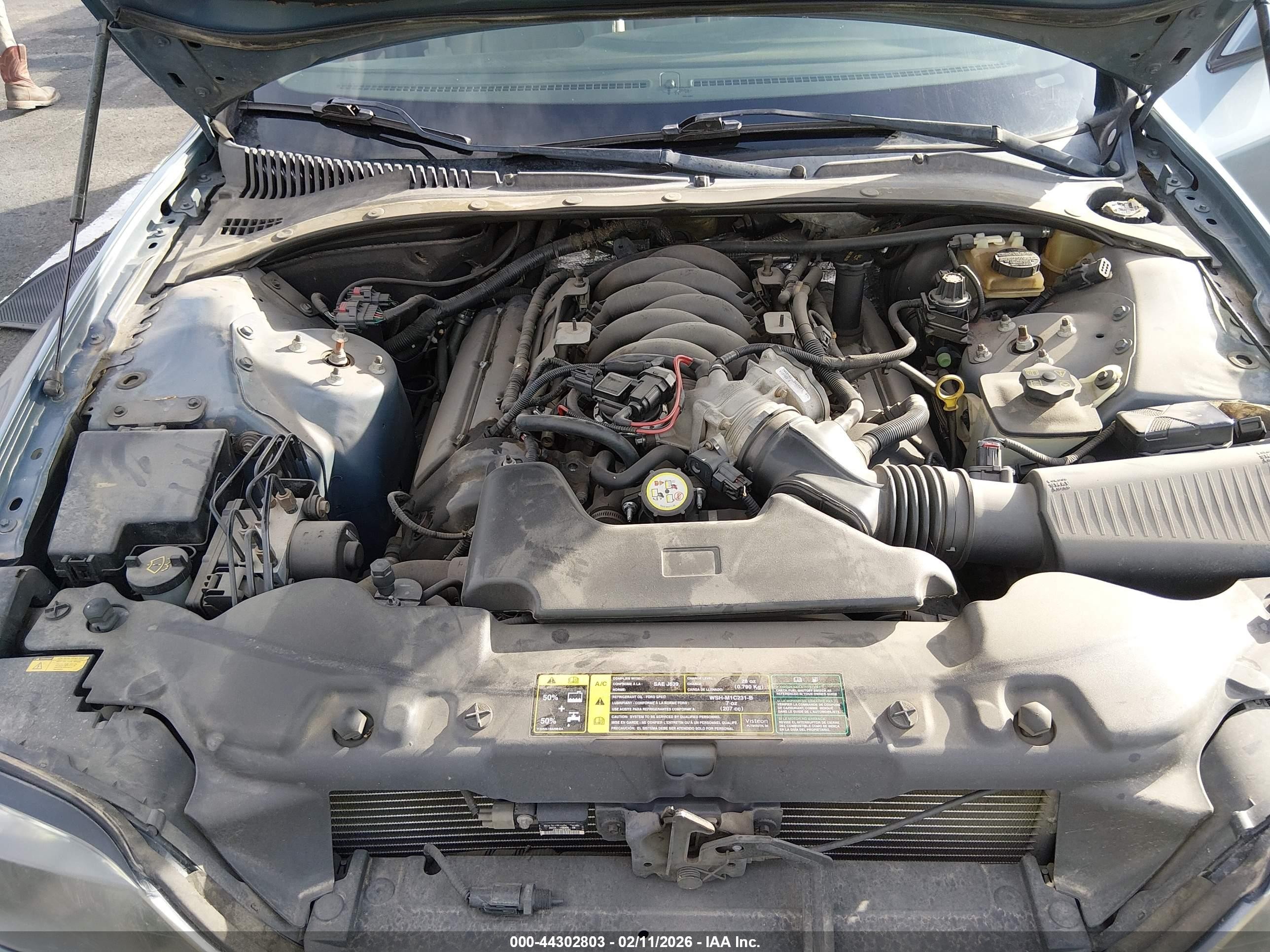 2003 Lincoln Ls V8 Light Blue vin: 1LNHM87A53Y657544