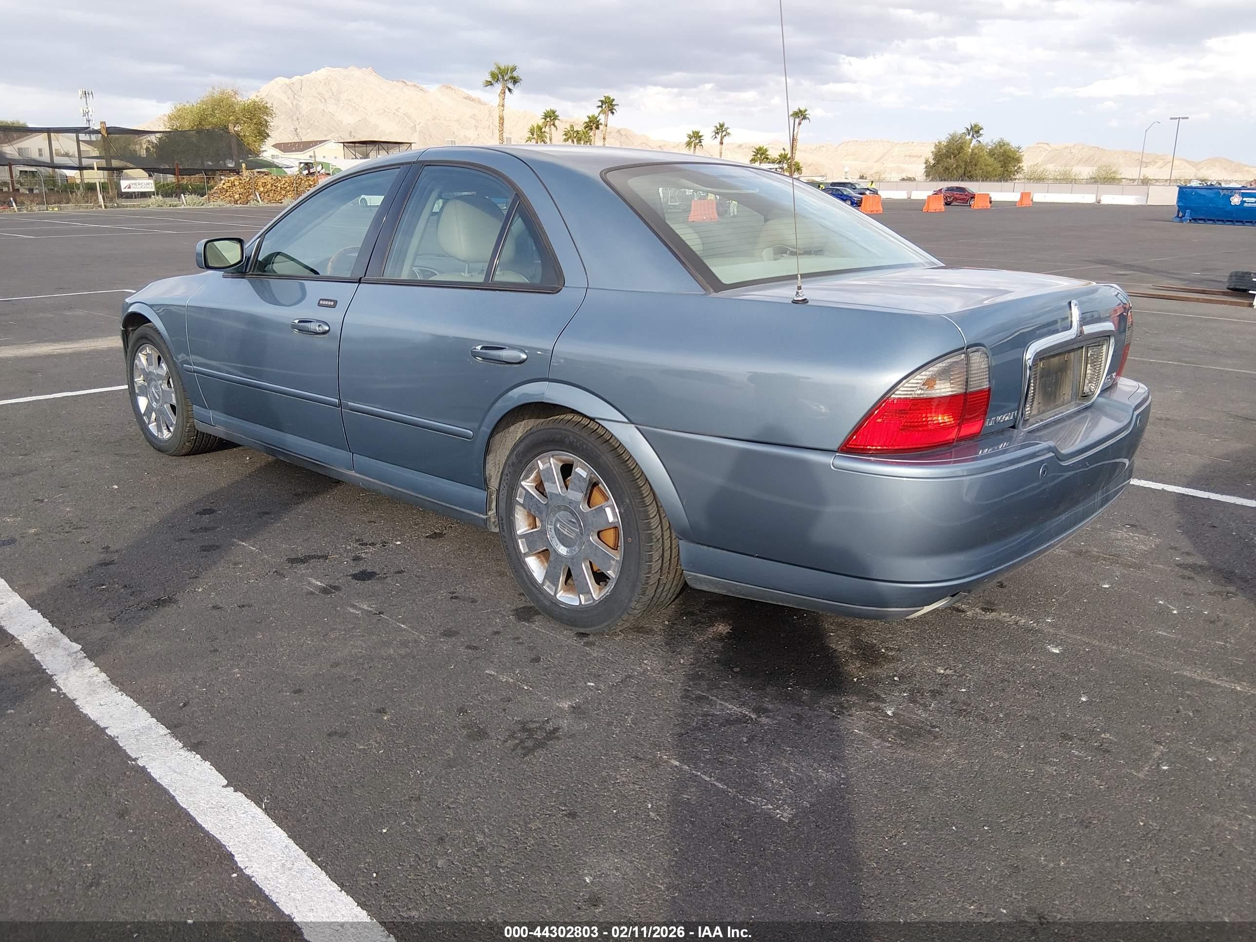 2003 Lincoln Ls V8 Light Blue vin: 1LNHM87A53Y657544