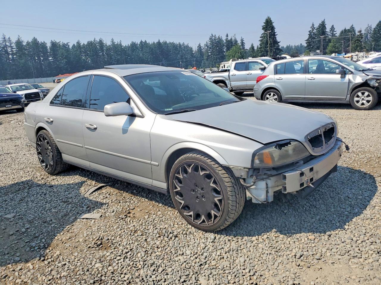 2003 Lincoln Ls Silver vin: 1LNHM87A53Y688230