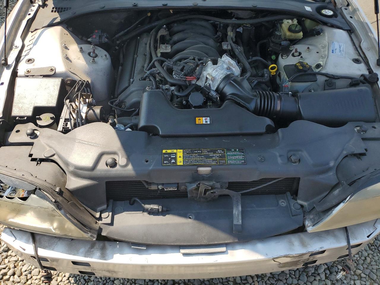 2003 Lincoln Ls Silver vin: 1LNHM87A53Y688230