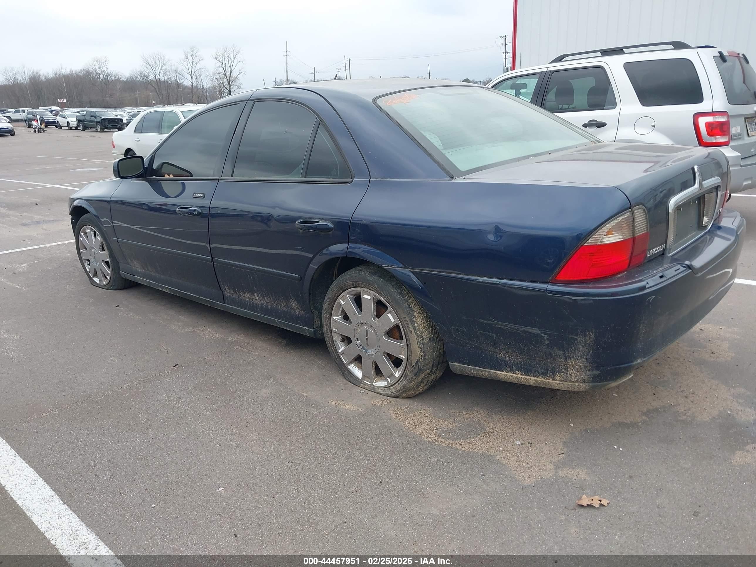 2003 Lincoln Ls V8 Blue vin: 1LNHM87A63Y668410