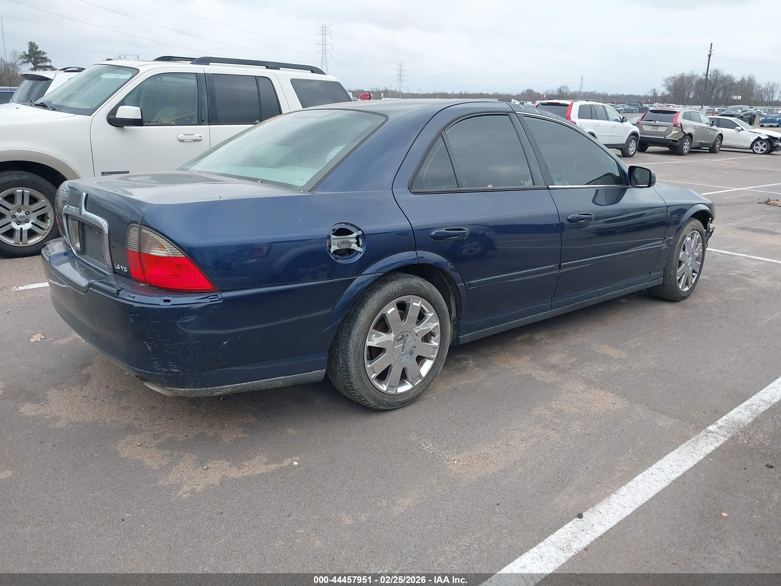 2003 Lincoln Ls V8 Blue vin: 1LNHM87A63Y668410