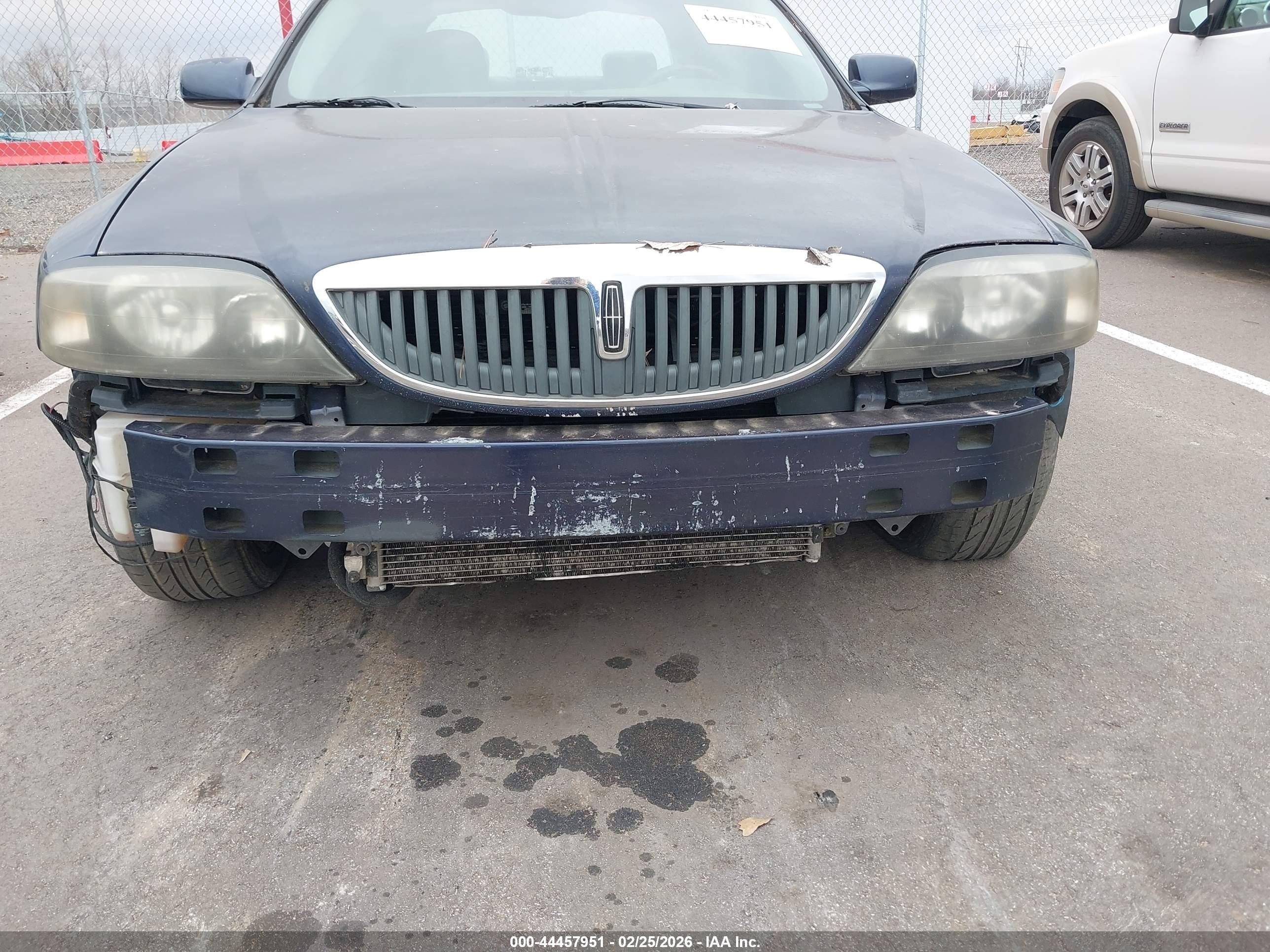 2003 Lincoln Ls V8 Blue vin: 1LNHM87A63Y668410