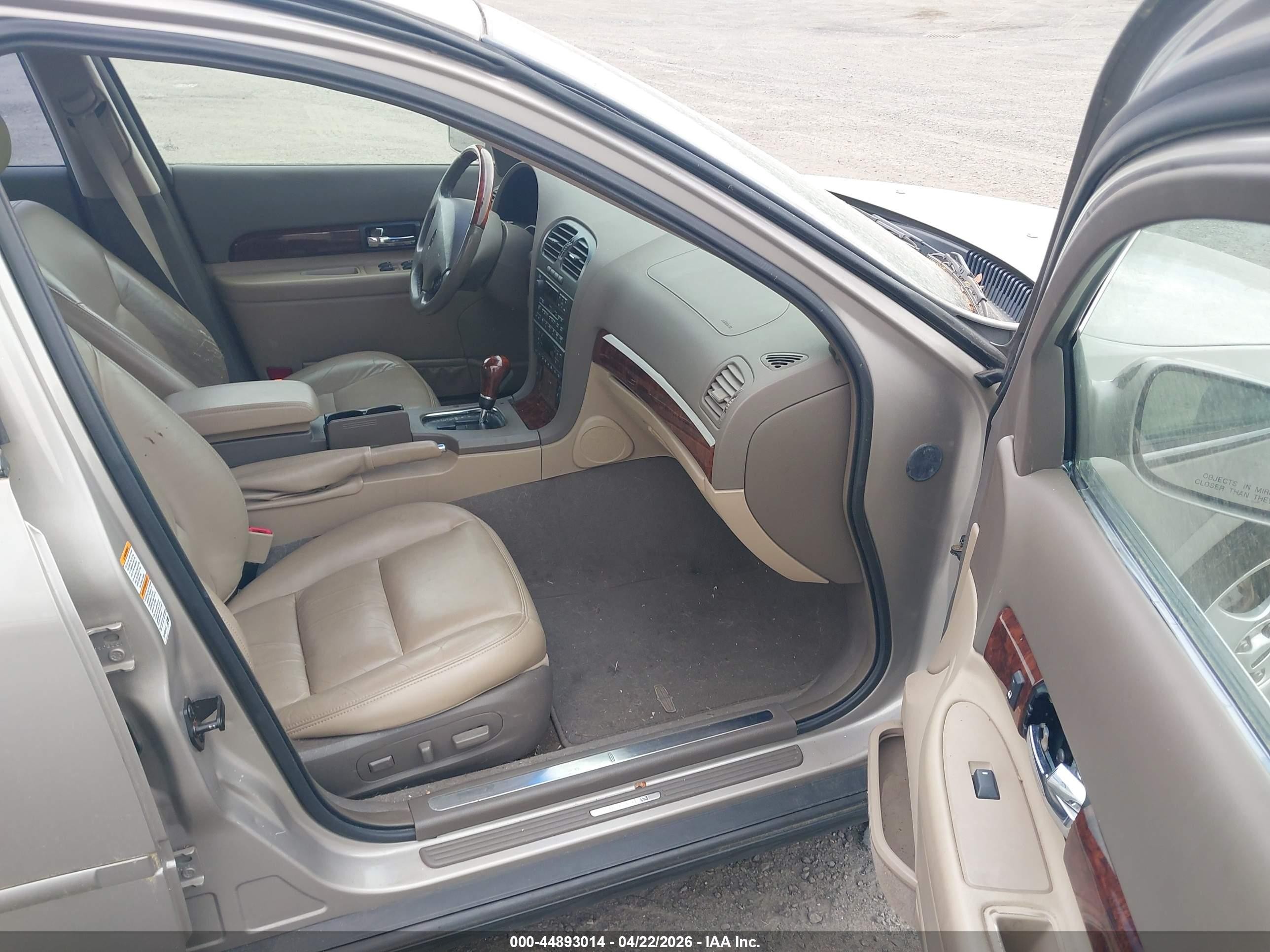 2000 Lincoln Ls V8 Auto Gold vin: 1LNHM87A6YY757787