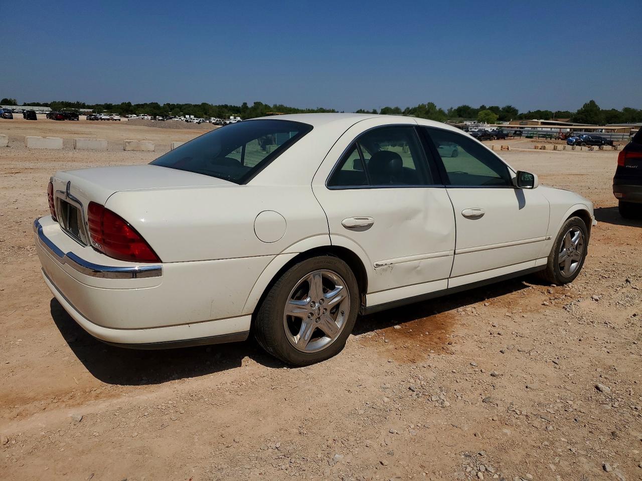 2001 Lincoln Ls White vin: 1LNHM87A71Y722004