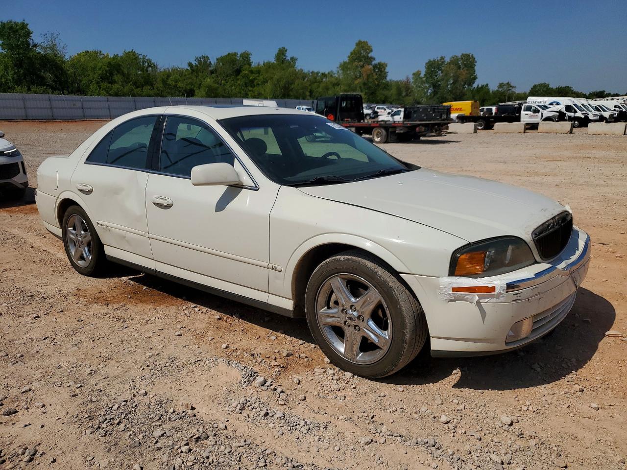 2001 Lincoln Ls White vin: 1LNHM87A71Y722004