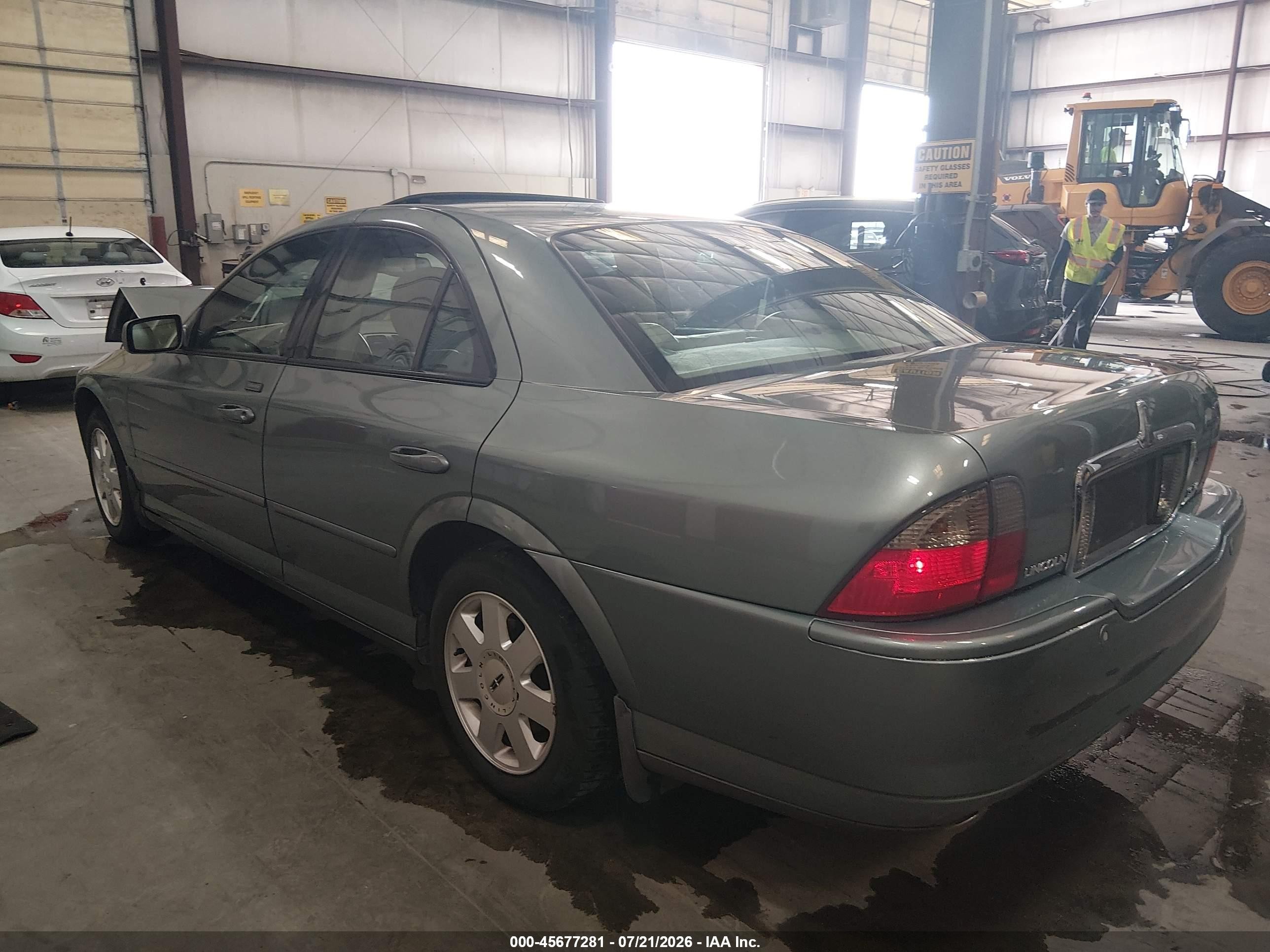 2003 Lincoln Ls V8 Green vin: 1LNHM87AX3Y685839