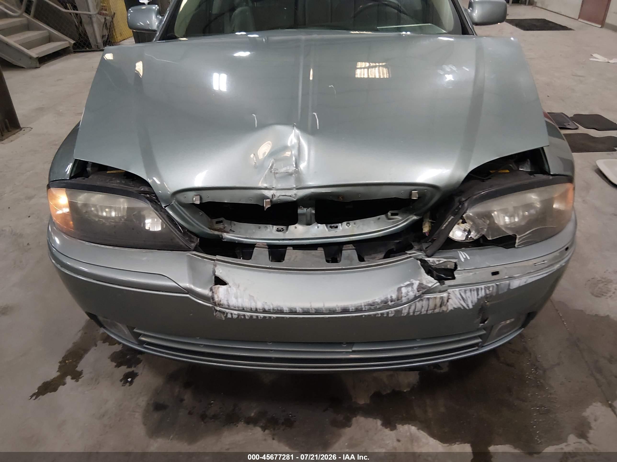 2003 Lincoln Ls V8 Green vin: 1LNHM87AX3Y685839