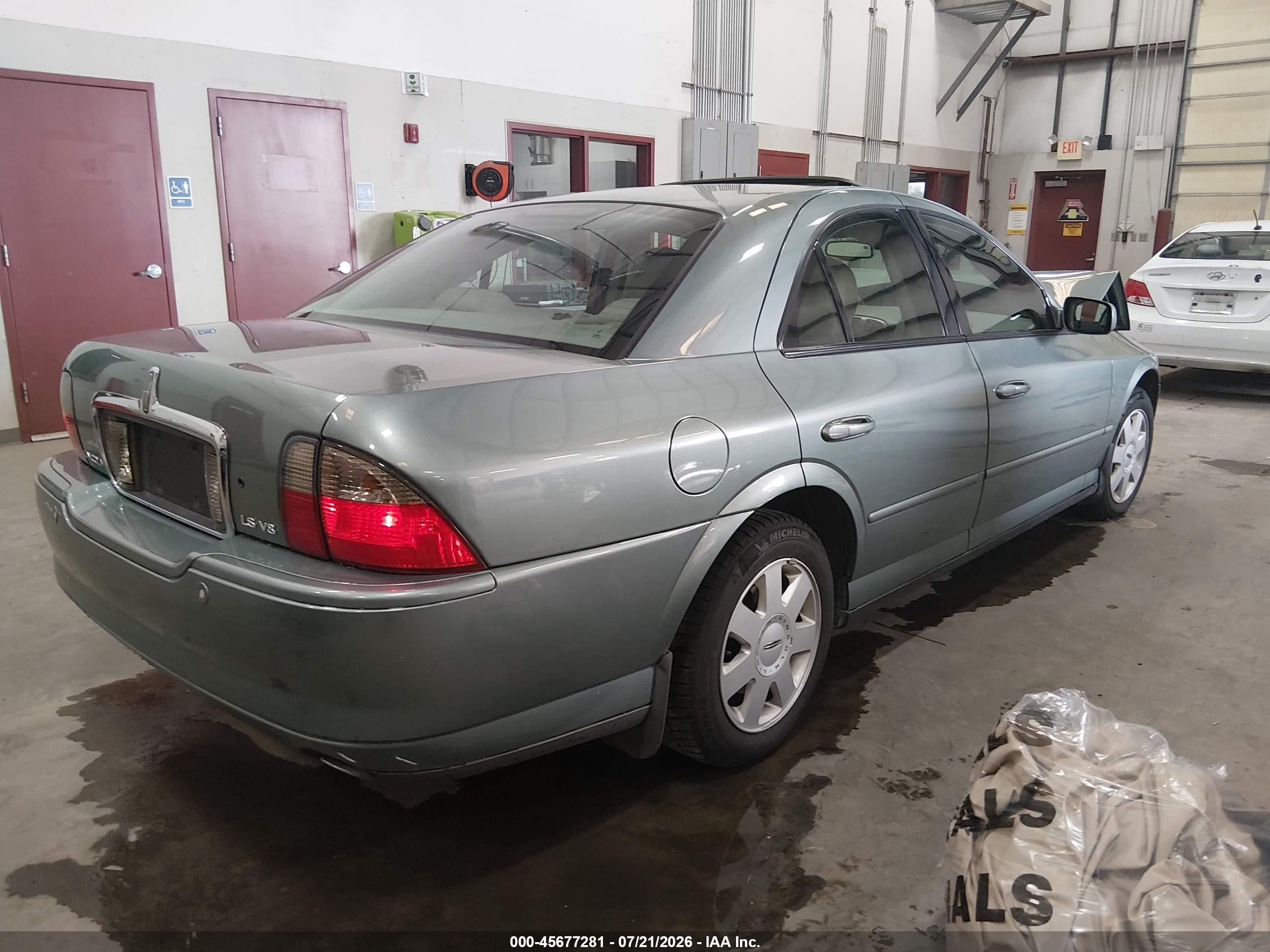 2003 Lincoln Ls V8 Green vin: 1LNHM87AX3Y685839