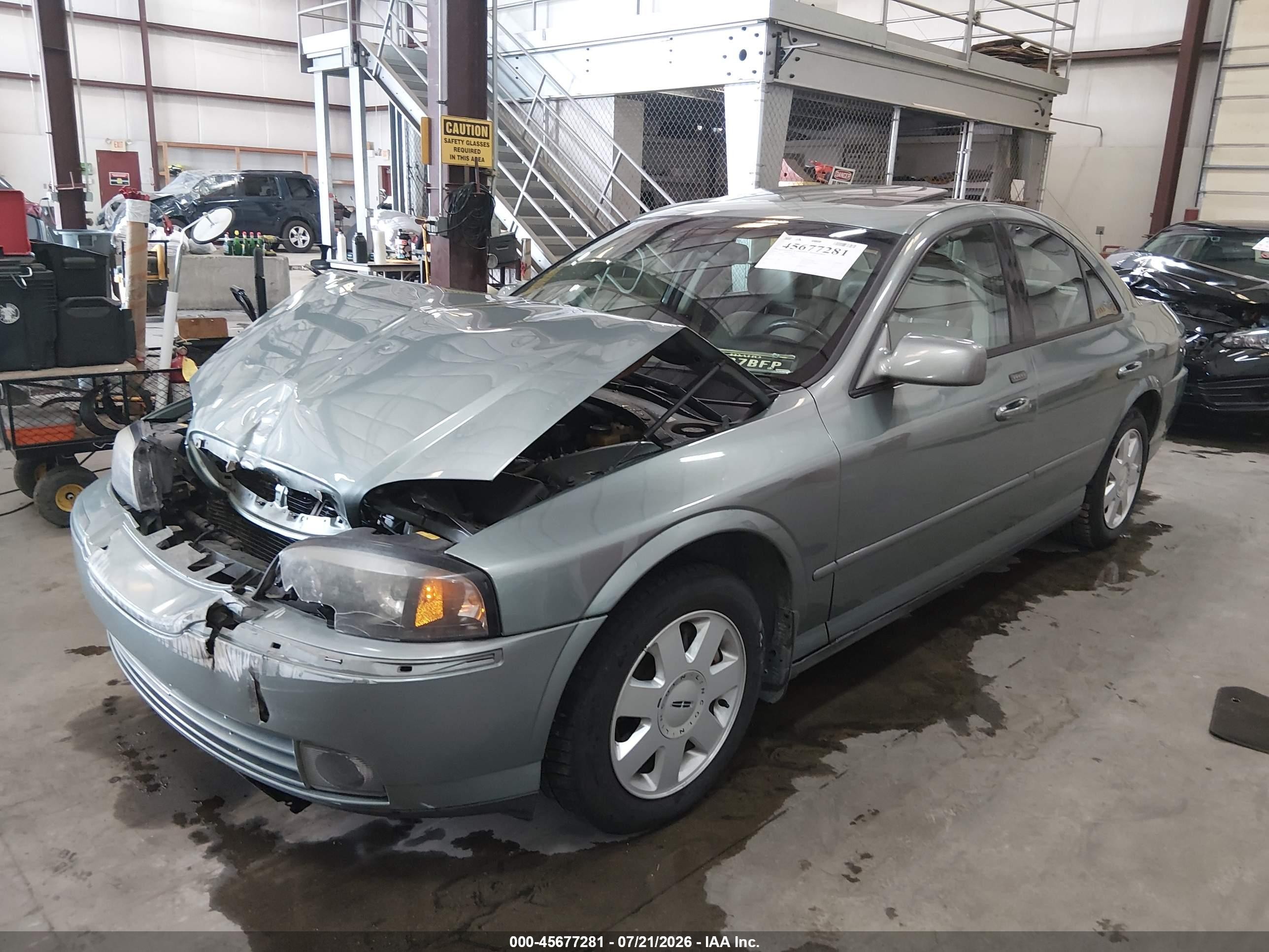 2003 Lincoln Ls V8 Green vin: 1LNHM87AX3Y685839