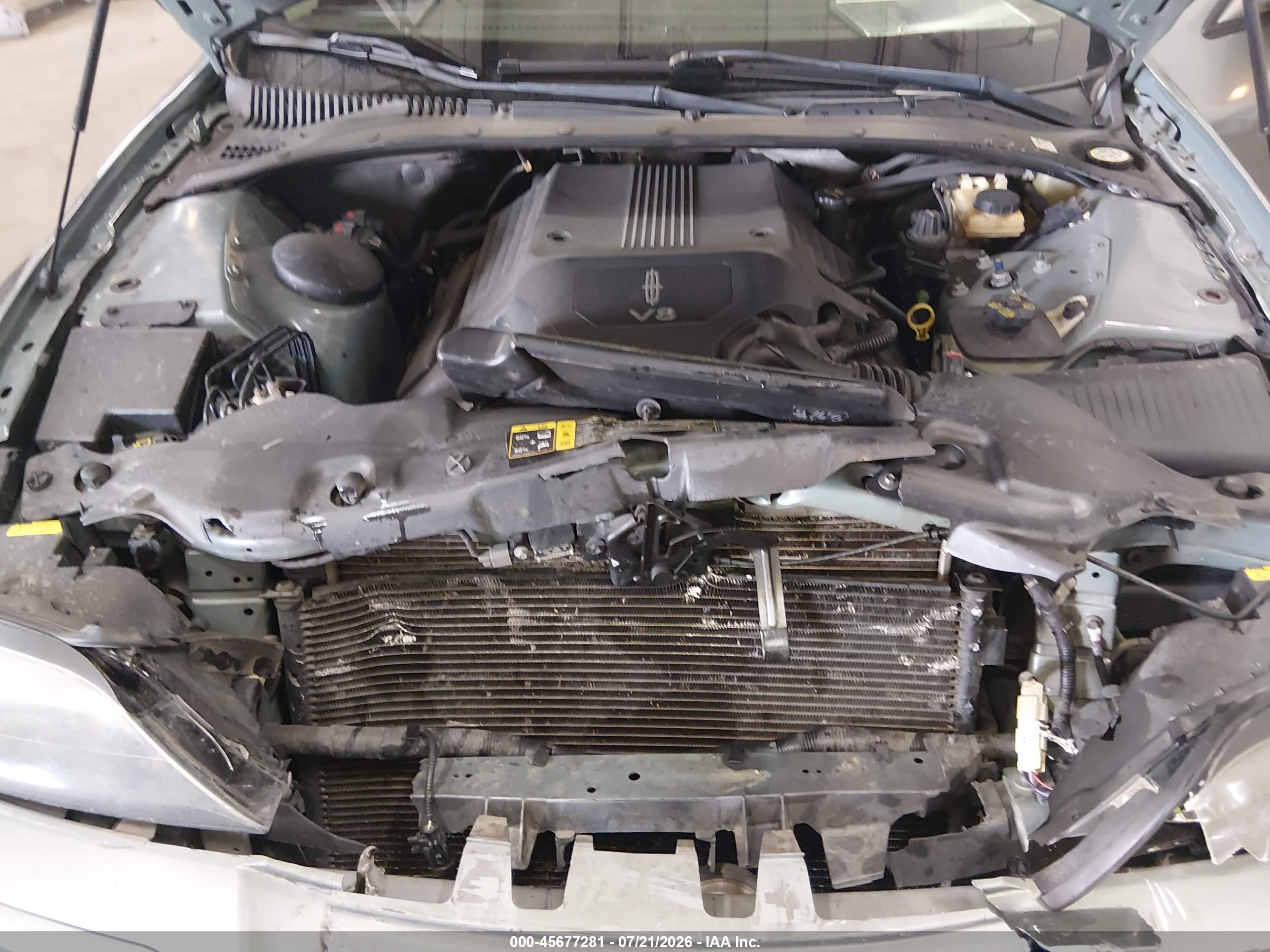 2003 Lincoln Ls V8 Green vin: 1LNHM87AX3Y685839