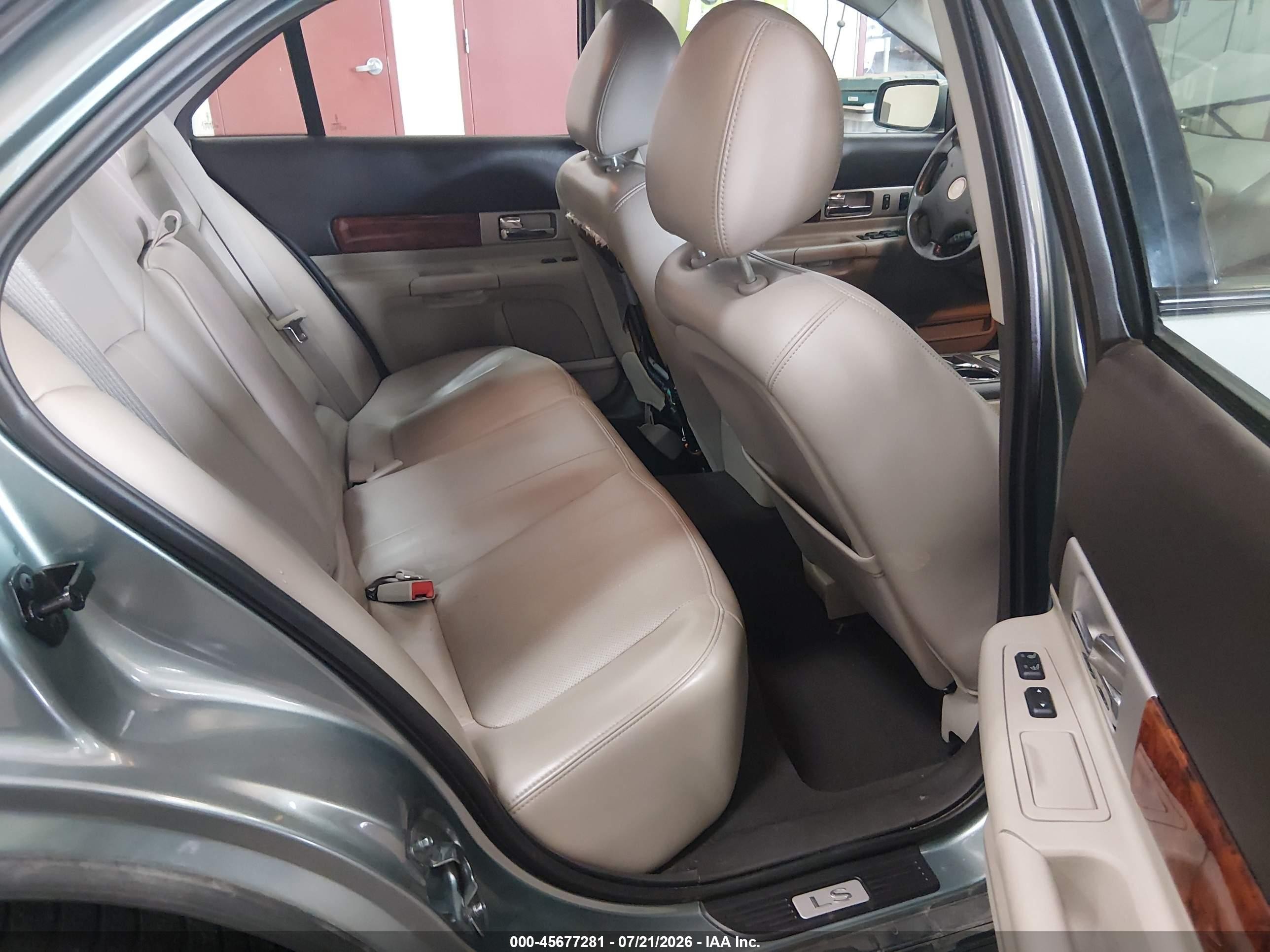 2003 Lincoln Ls V8 Green vin: 1LNHM87AX3Y685839