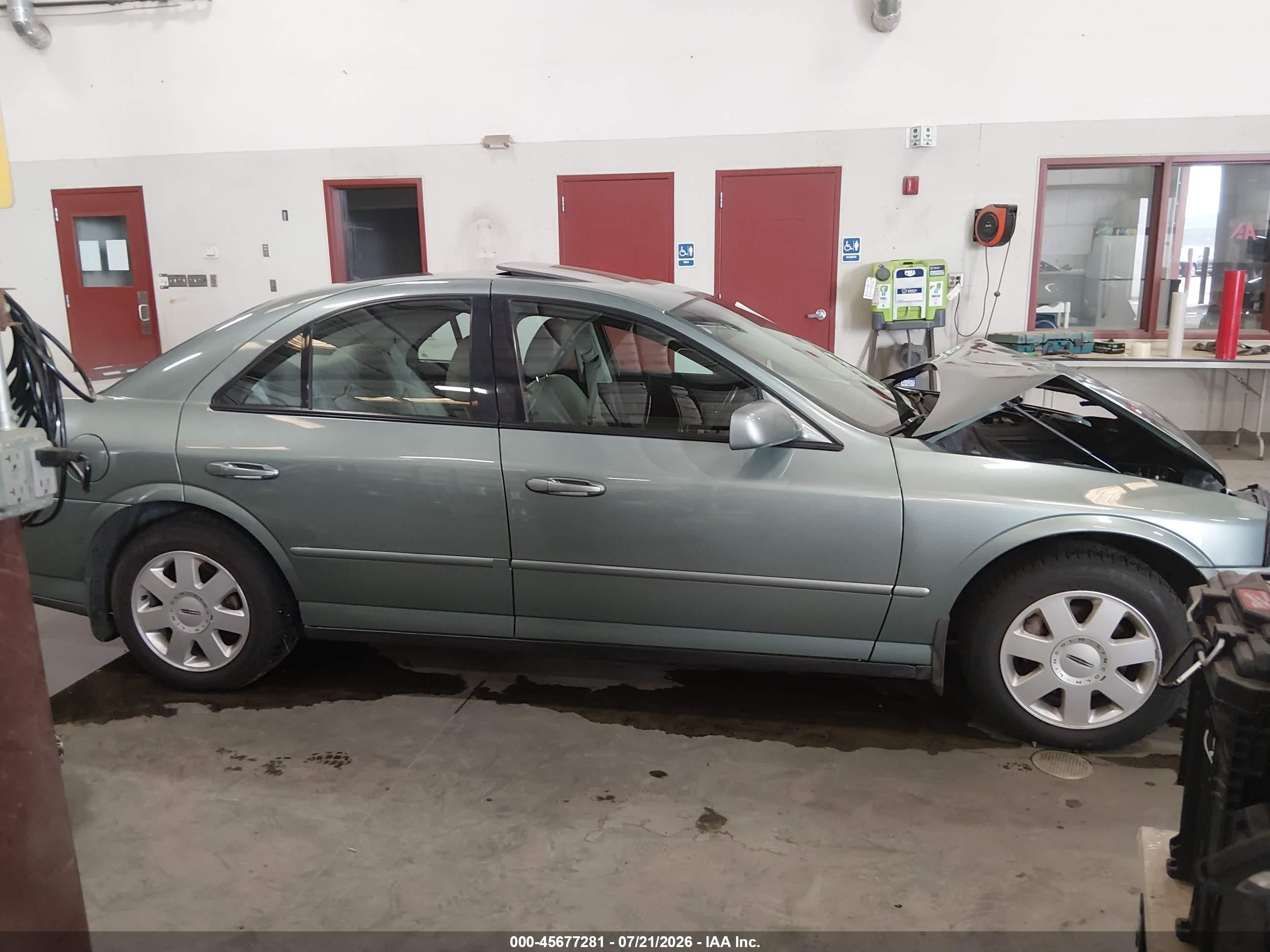 2003 Lincoln Ls V8 Green vin: 1LNHM87AX3Y685839