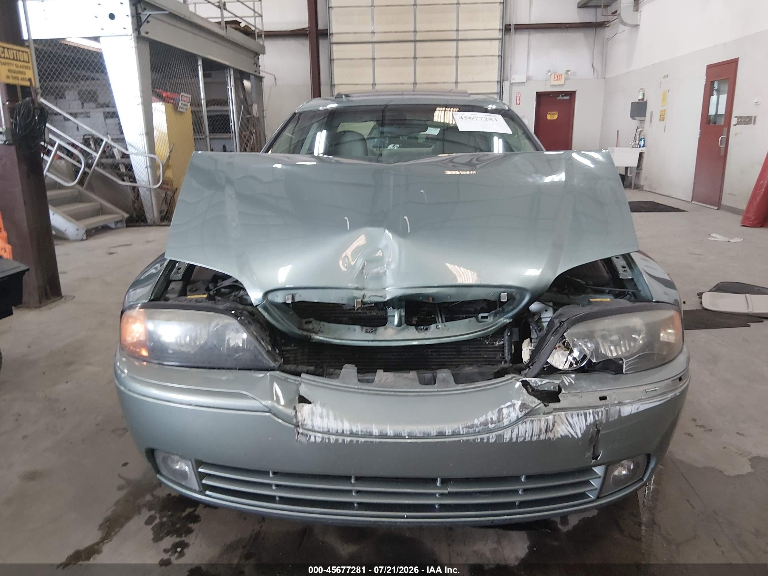 2003 Lincoln Ls V8 Green vin: 1LNHM87AX3Y685839