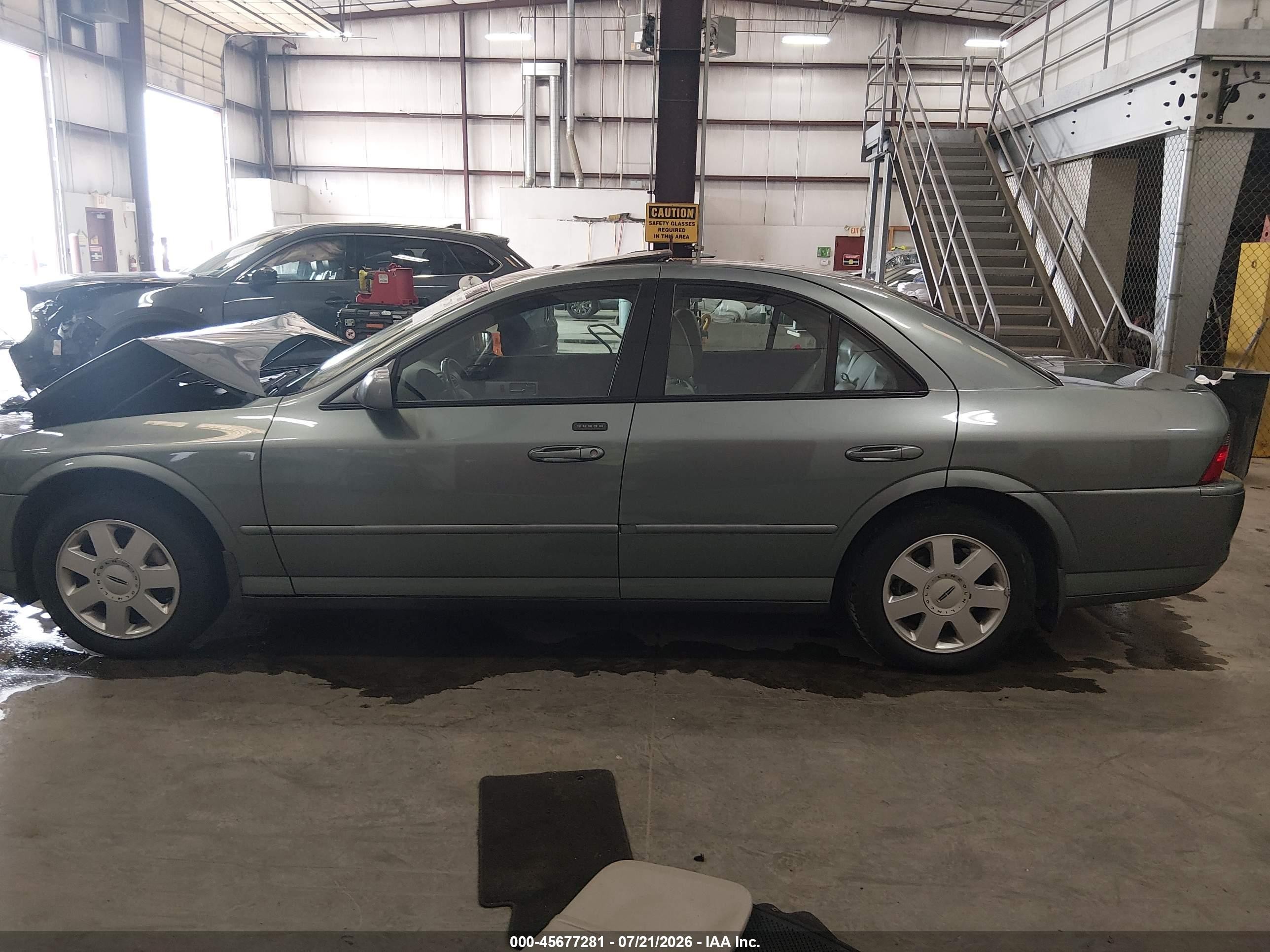 2003 Lincoln Ls V8 Green vin: 1LNHM87AX3Y685839